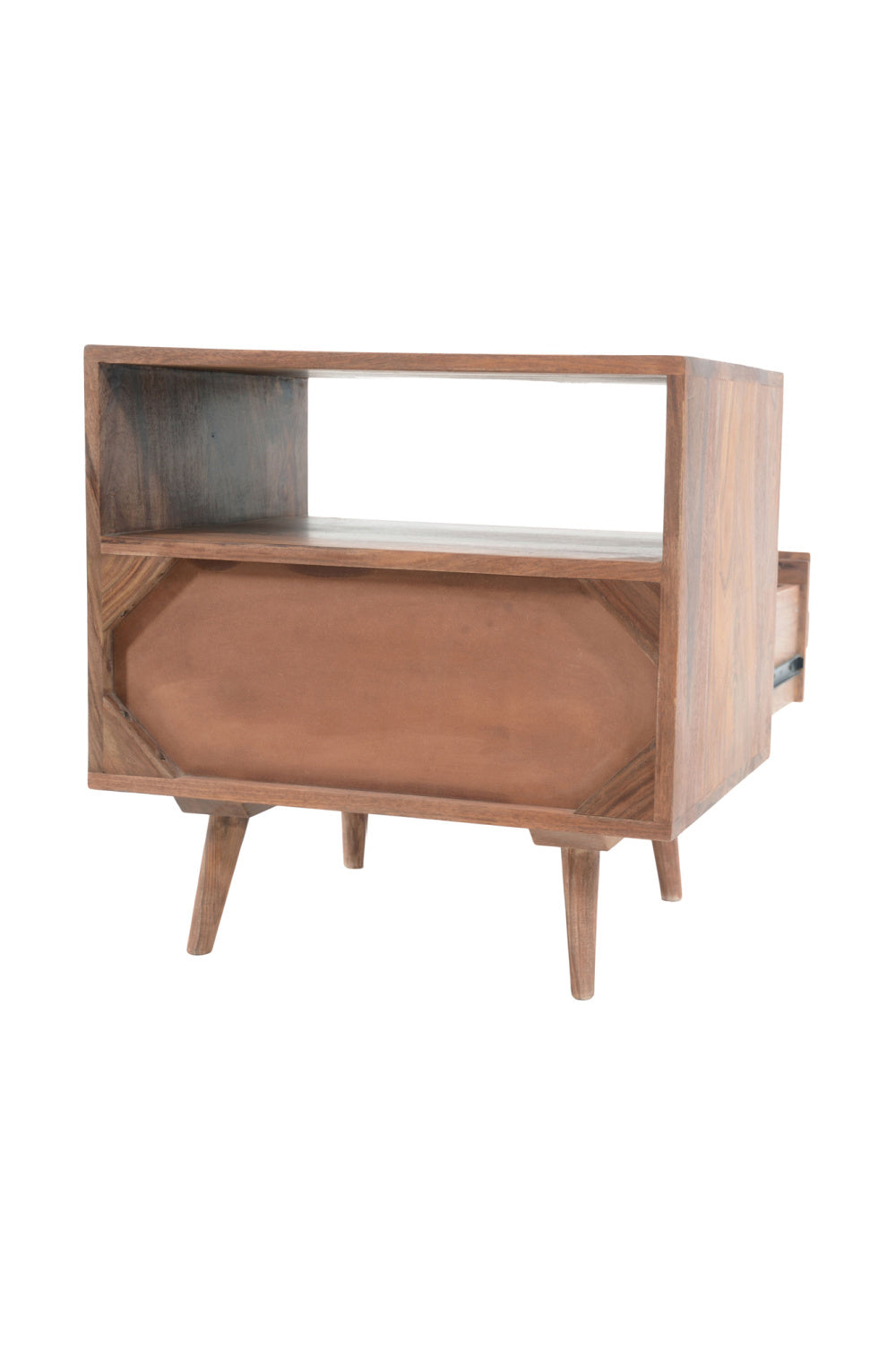 Modern European furniture - Natural Wood Nightstand - www.oroa.com