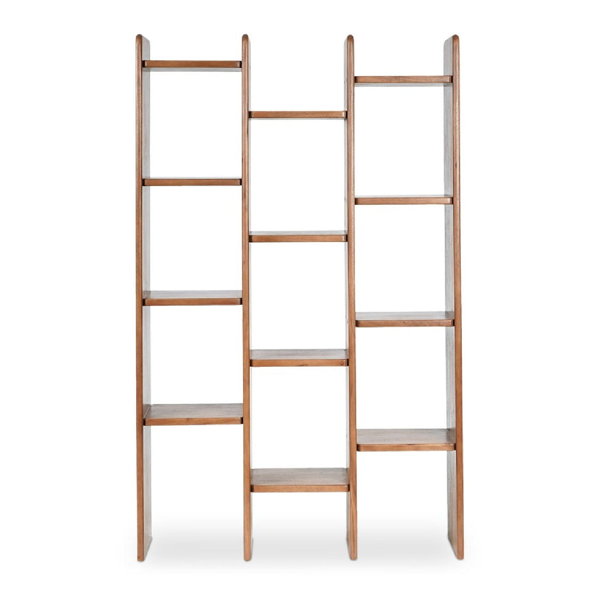 Modern European furniture - Solid Acacia 12-Shelf Bookcase - www.oroa.com