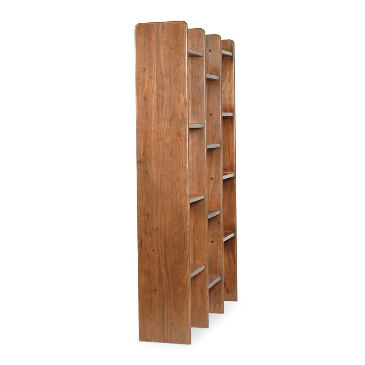 Modern European furniture - Solid Acacia 12-Shelf Bookcase - www.oroa.com