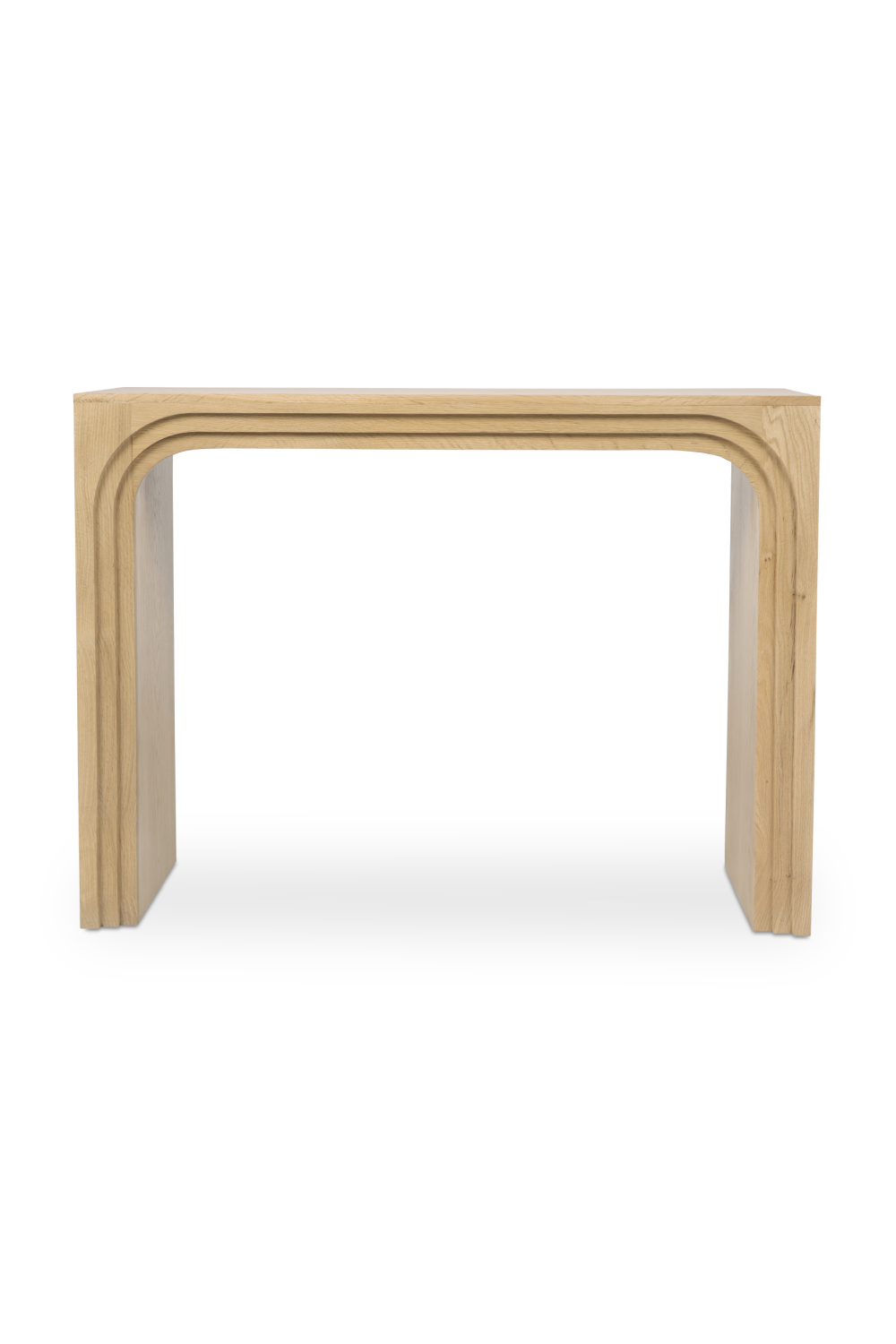 Modern European furniture - Solid Oak Arched Console Table - www.oroa.com