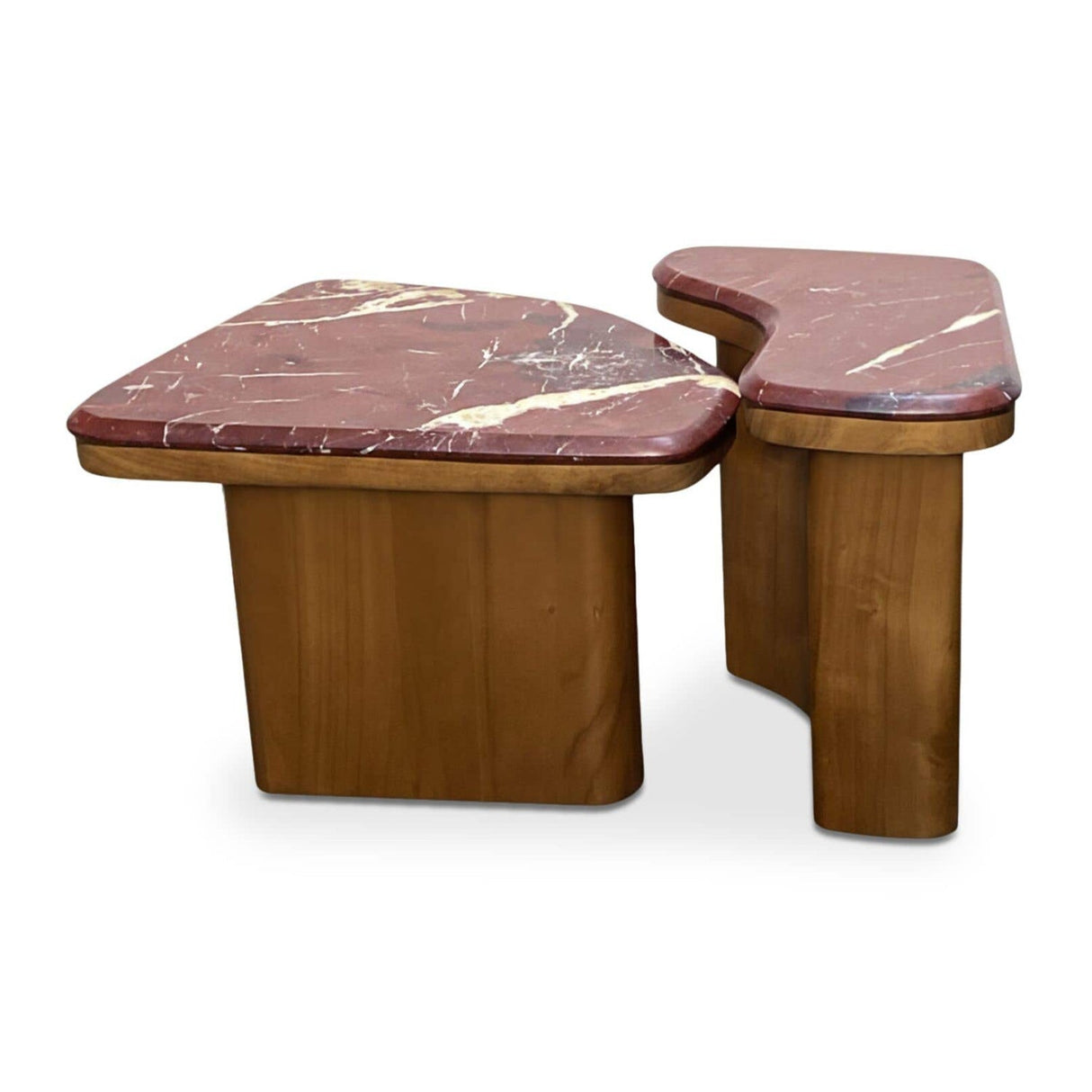 Modern or European furniture - Marble Nesting Coffee Tables (2) - www.oroa.com