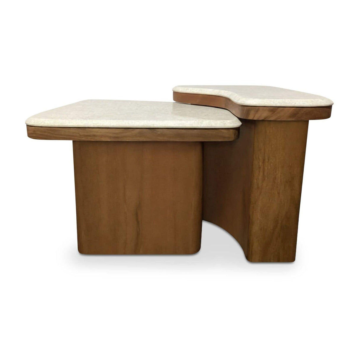 Modern or European furniture - Marble Nesting Coffee Tables (2) - www.oroa.com