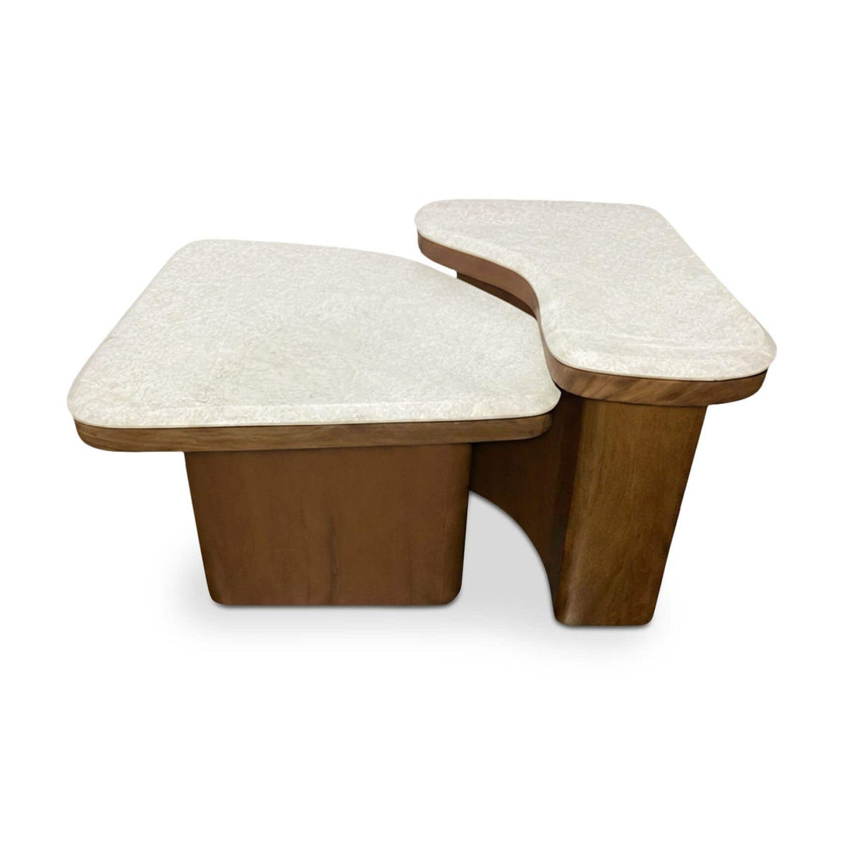 Modern or European furniture - Marble Nesting Coffee Tables (2) - www.oroa.com