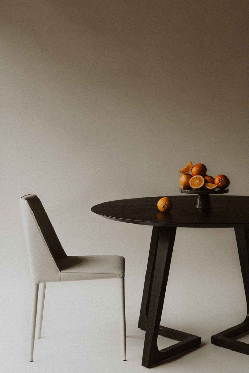 Modern European furniture - Sculptural Base Round Dining Table - www.oroa.com