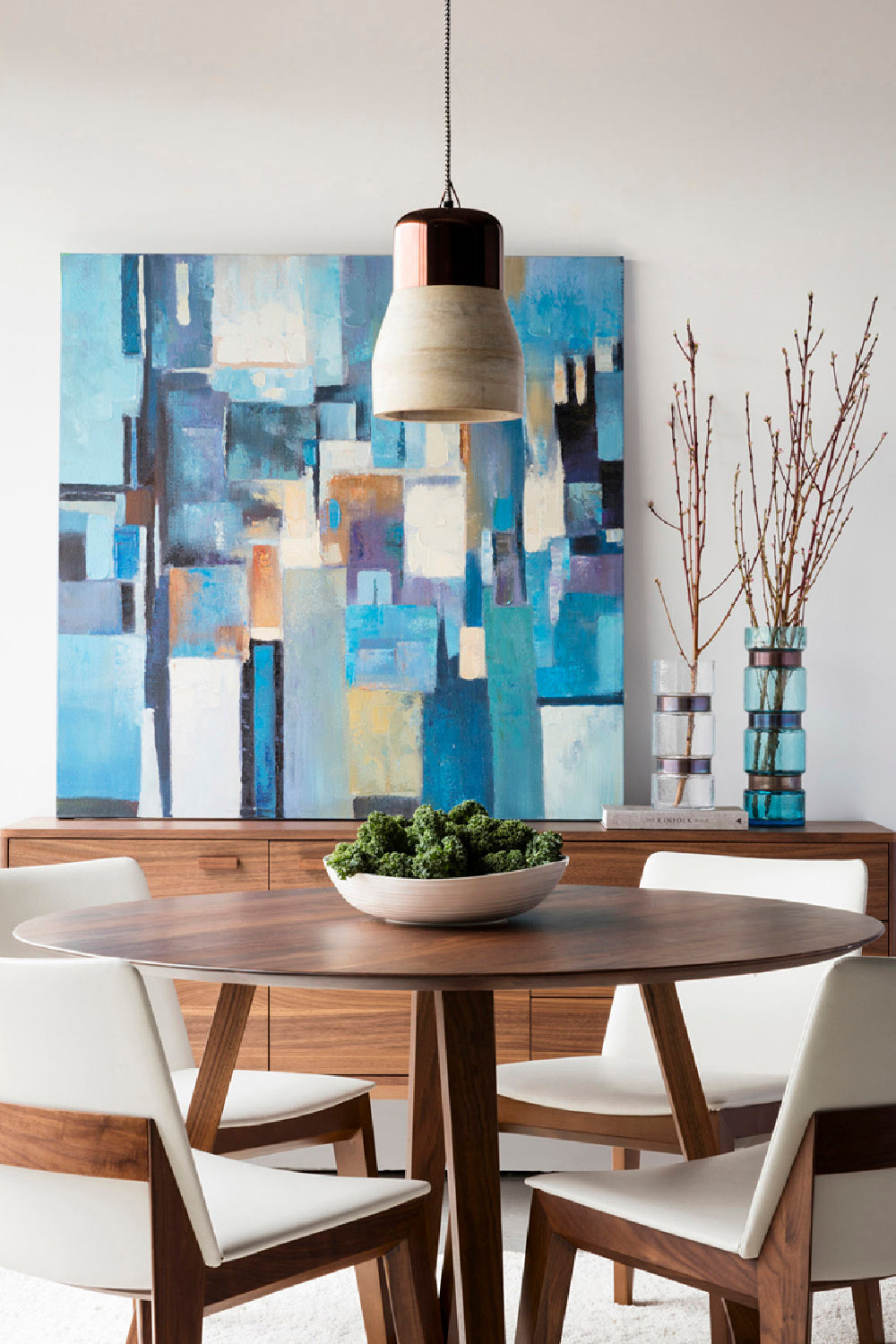 Modern European furniture - Sculptural Base Round Dining Table - www.oroa.com