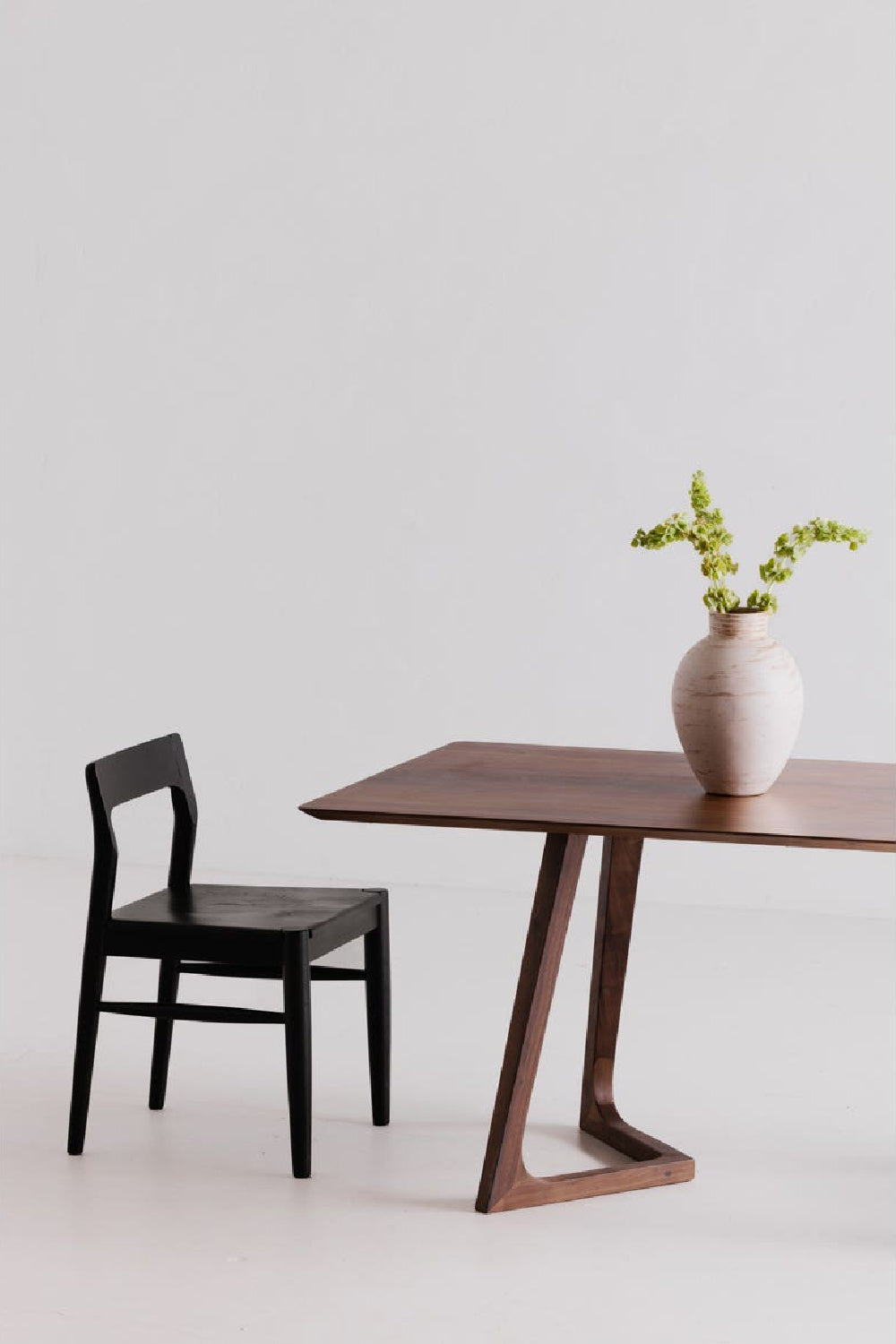 Solid Walnut Rectangular Dining Table | Novi Living Godenza