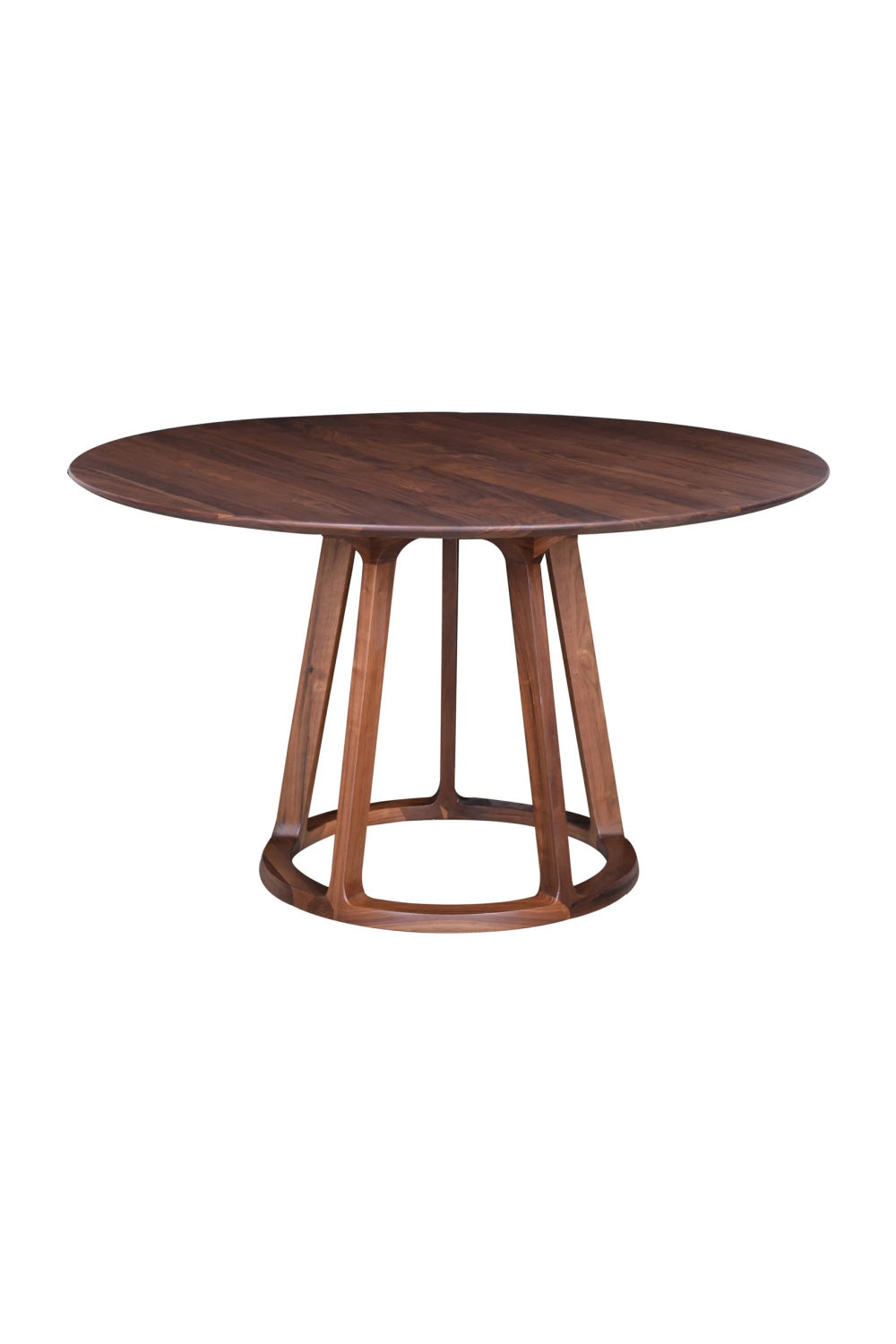Modern European furniture - Walnut Round Dining Table - www.oroa.com