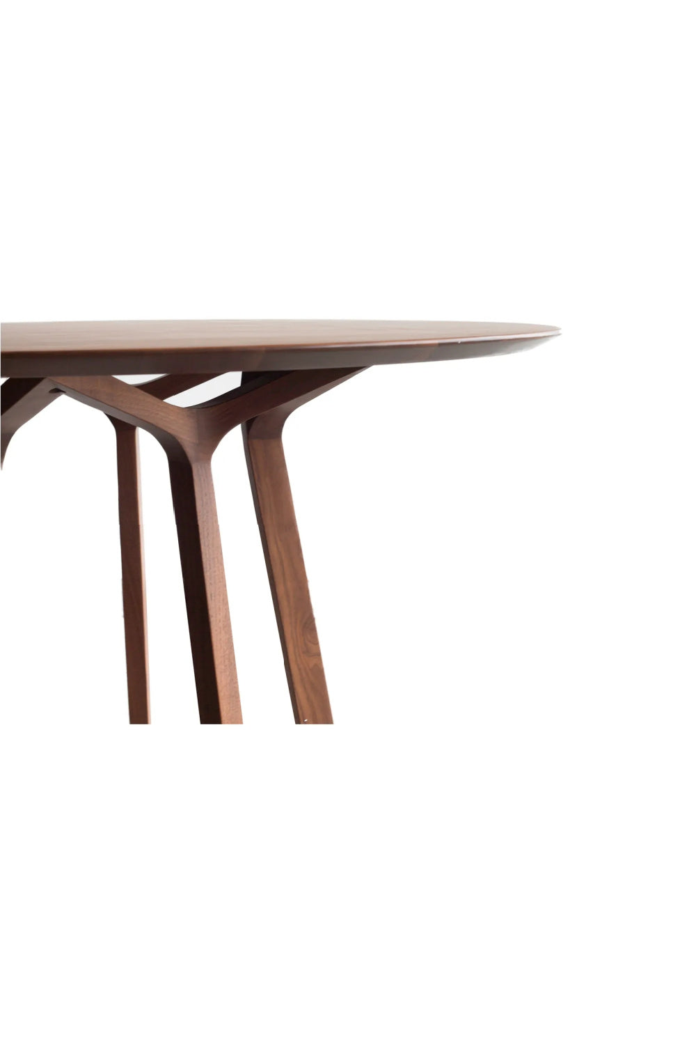 Modern European furniture - Walnut Round Dining Table - www.oroa.com