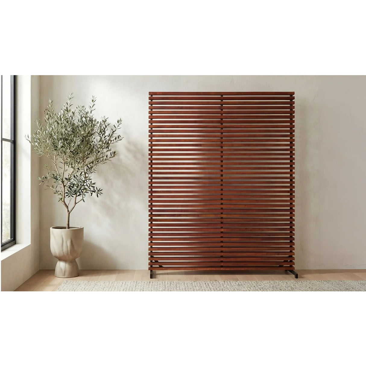 Modern European furniture - Wooden Slats Room Divider - www.oroa.com | Oroa.com