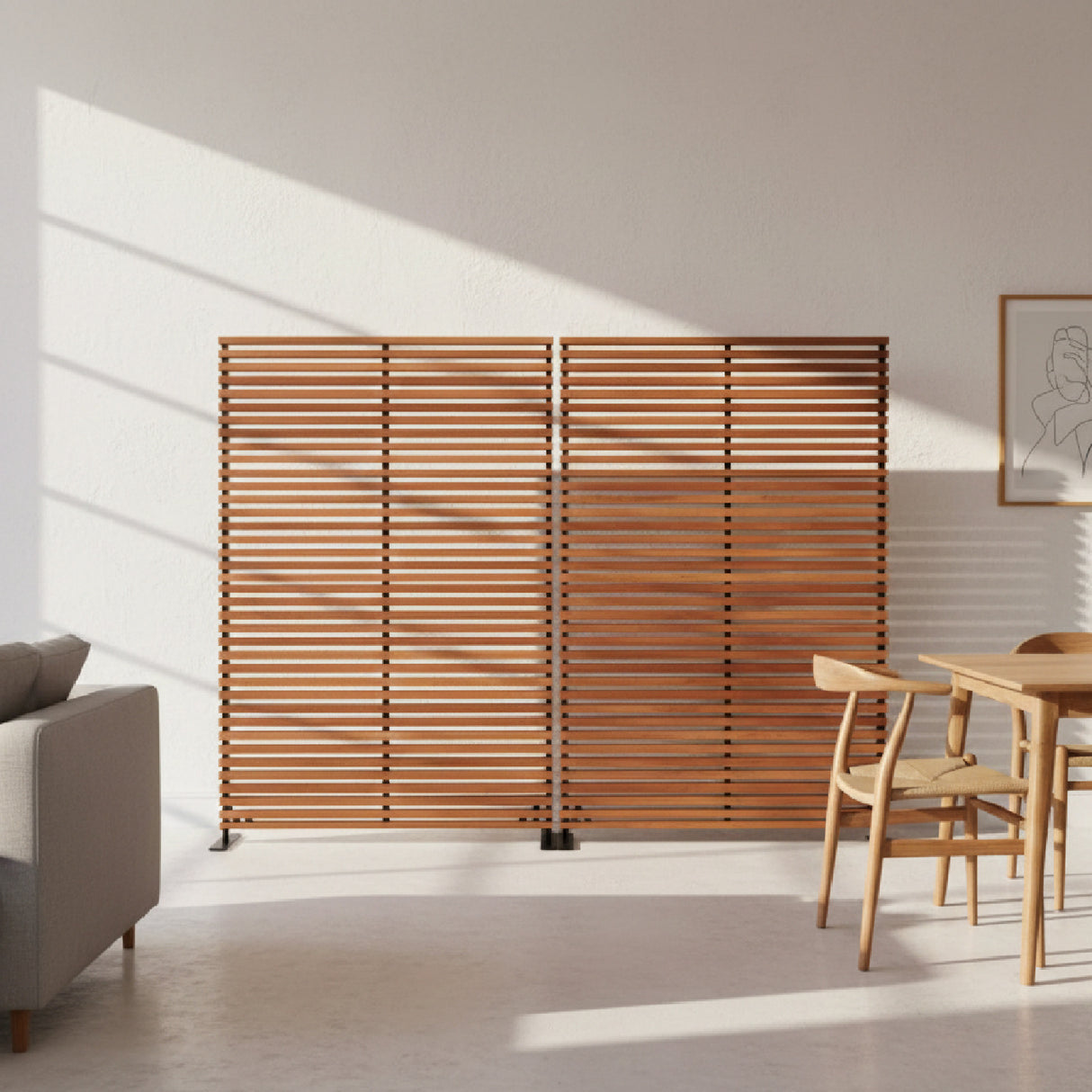 Modern European furniture - Mixed Hardwood Room Divider - www.oroa.com | Oroa.com