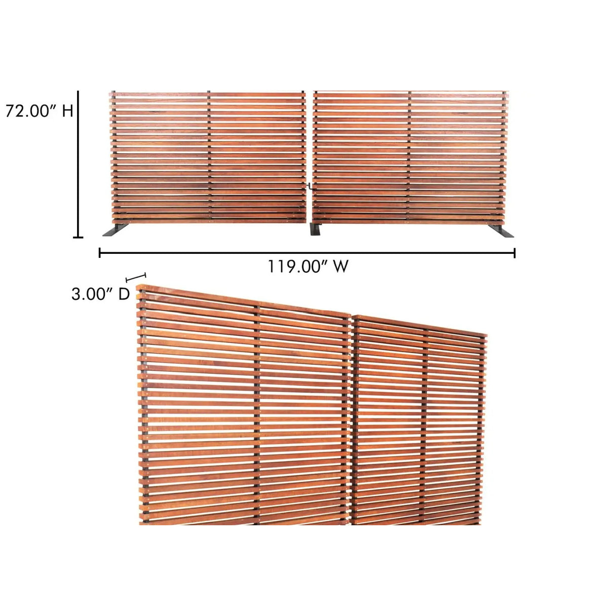 Modern European furniture - Mixed Hardwood Room Divider - www.oroa.com | Oroa.com