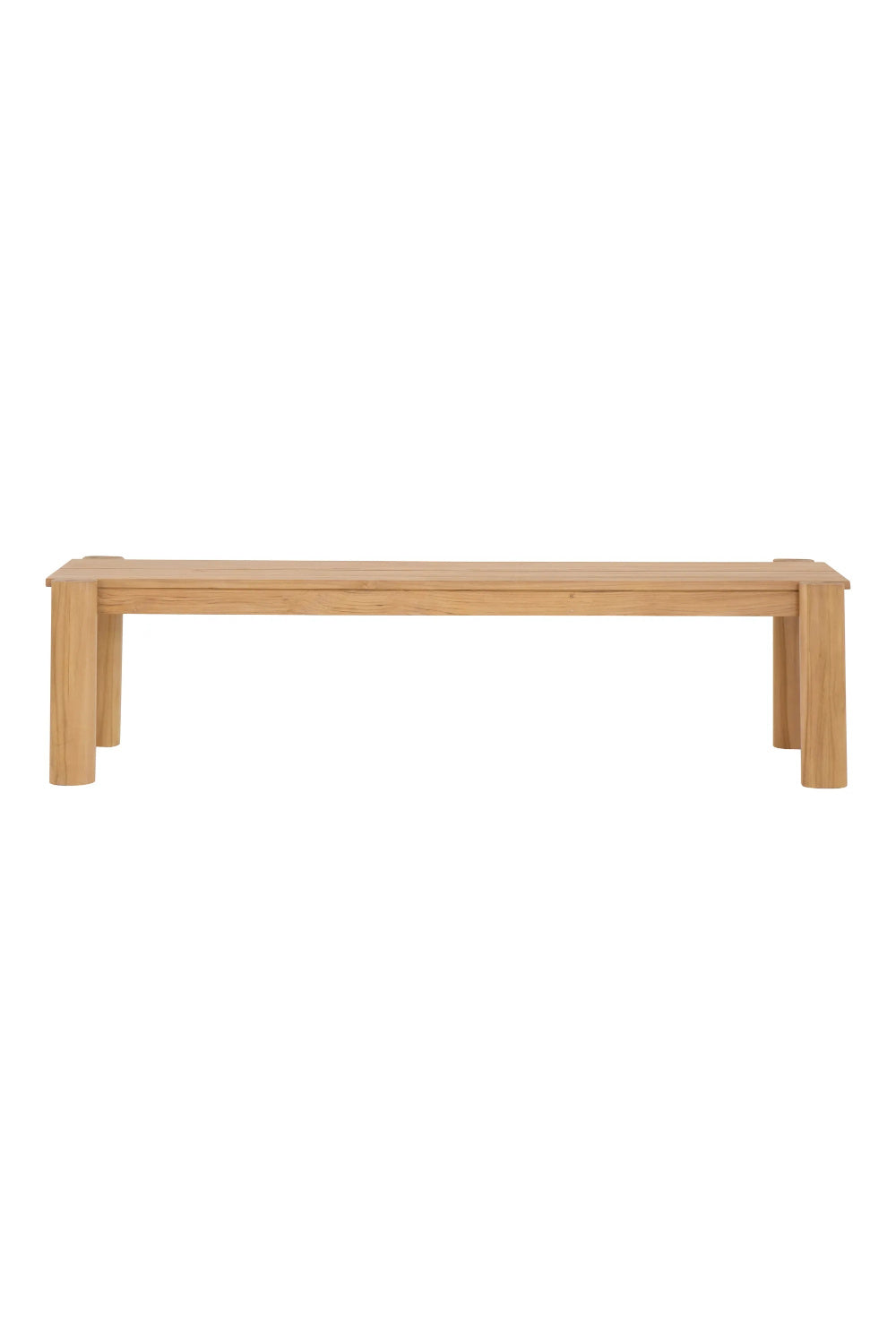 Modern European furniture - Natural Teak Outdoor Dining Bench - www.oroa.com | Oroa.com