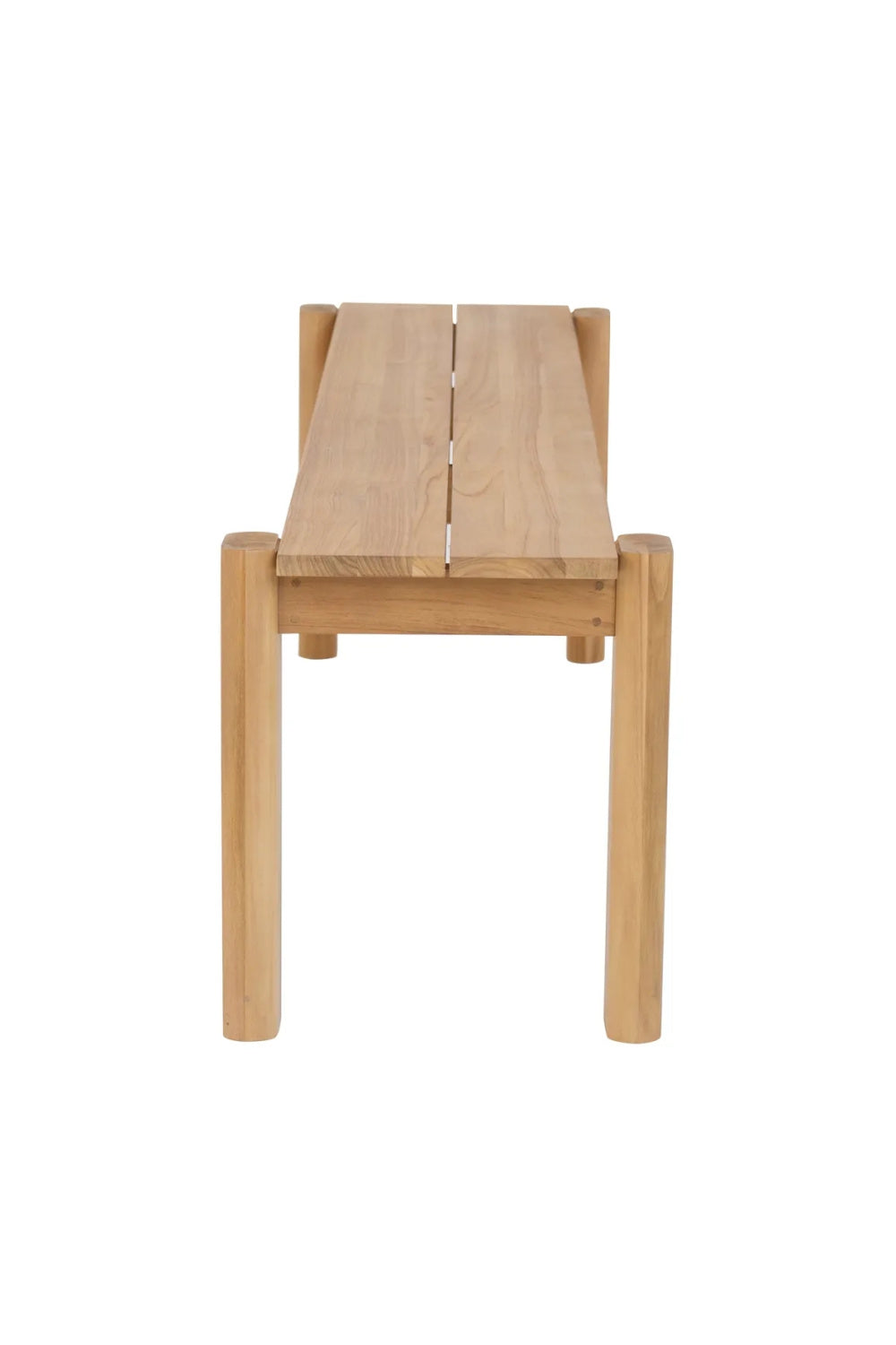 Modern European furniture - Natural Teak Outdoor Dining Bench - www.oroa.com | Oroa.com