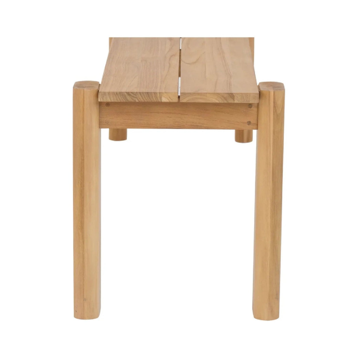 Modern European furniture - Natural Teak Outdoor Dining Bench - www.oroa.com