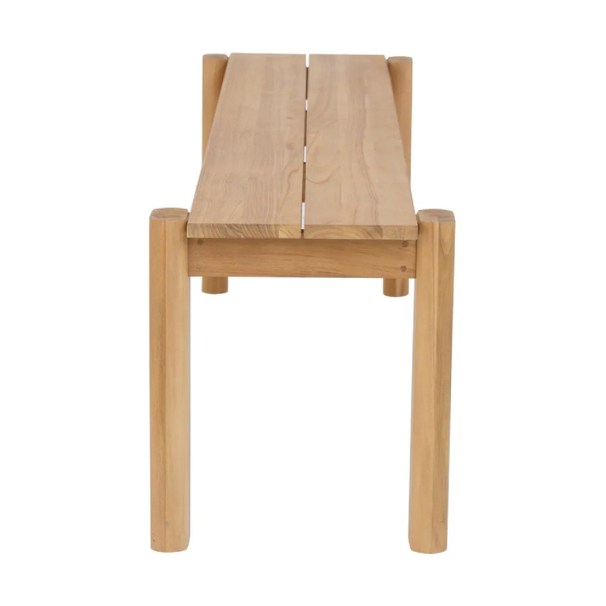 Modern European furniture - Natural Teak Outdoor Dining Bench - www.oroa.com