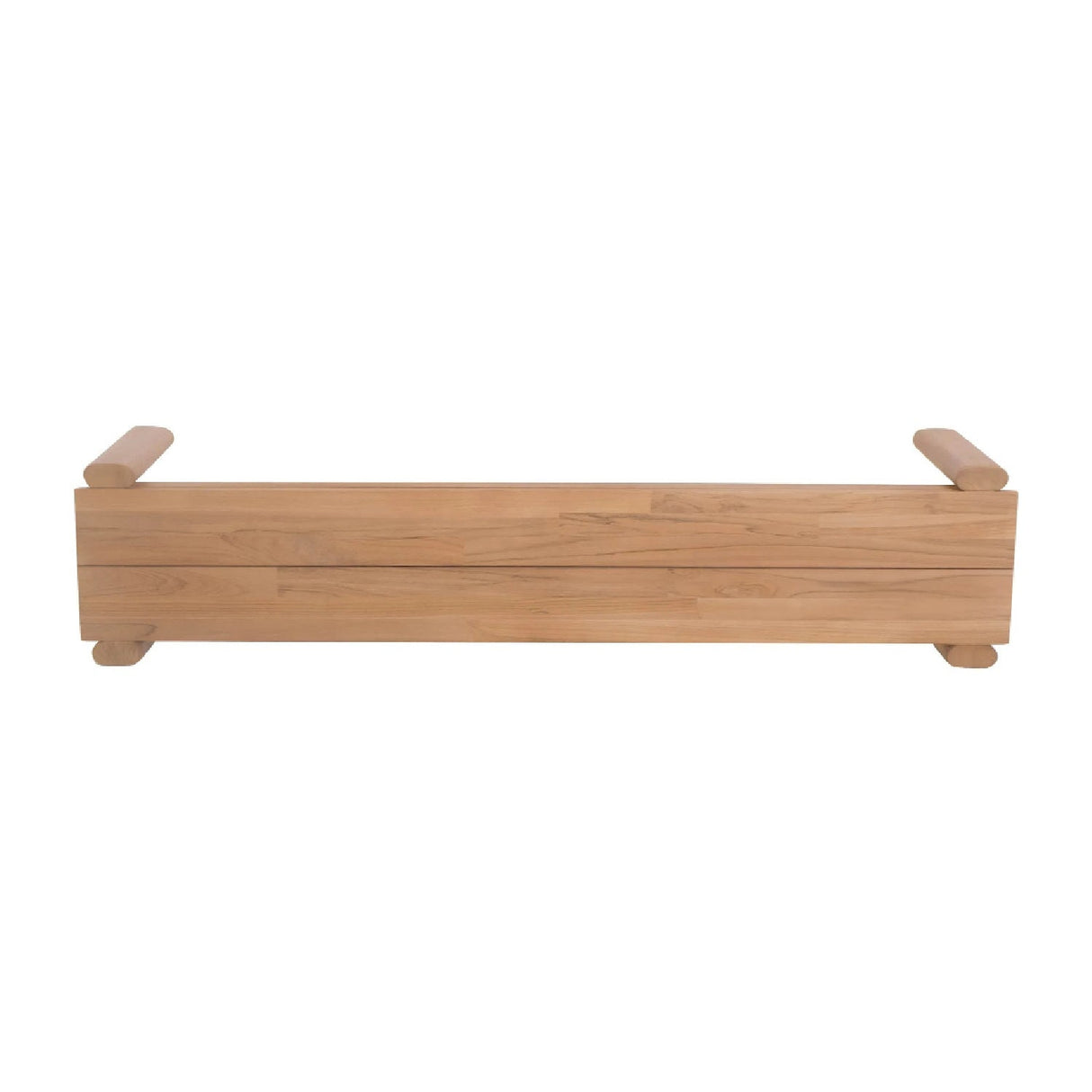 Modern European furniture - Natural Teak Outdoor Dining Bench - www.oroa.com