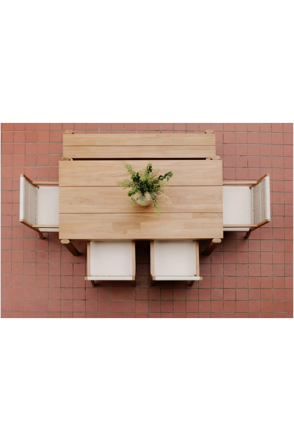 Modern European furniture - Natural Teak Outdoor Dining Bench - www.oroa.com | Oroa.com