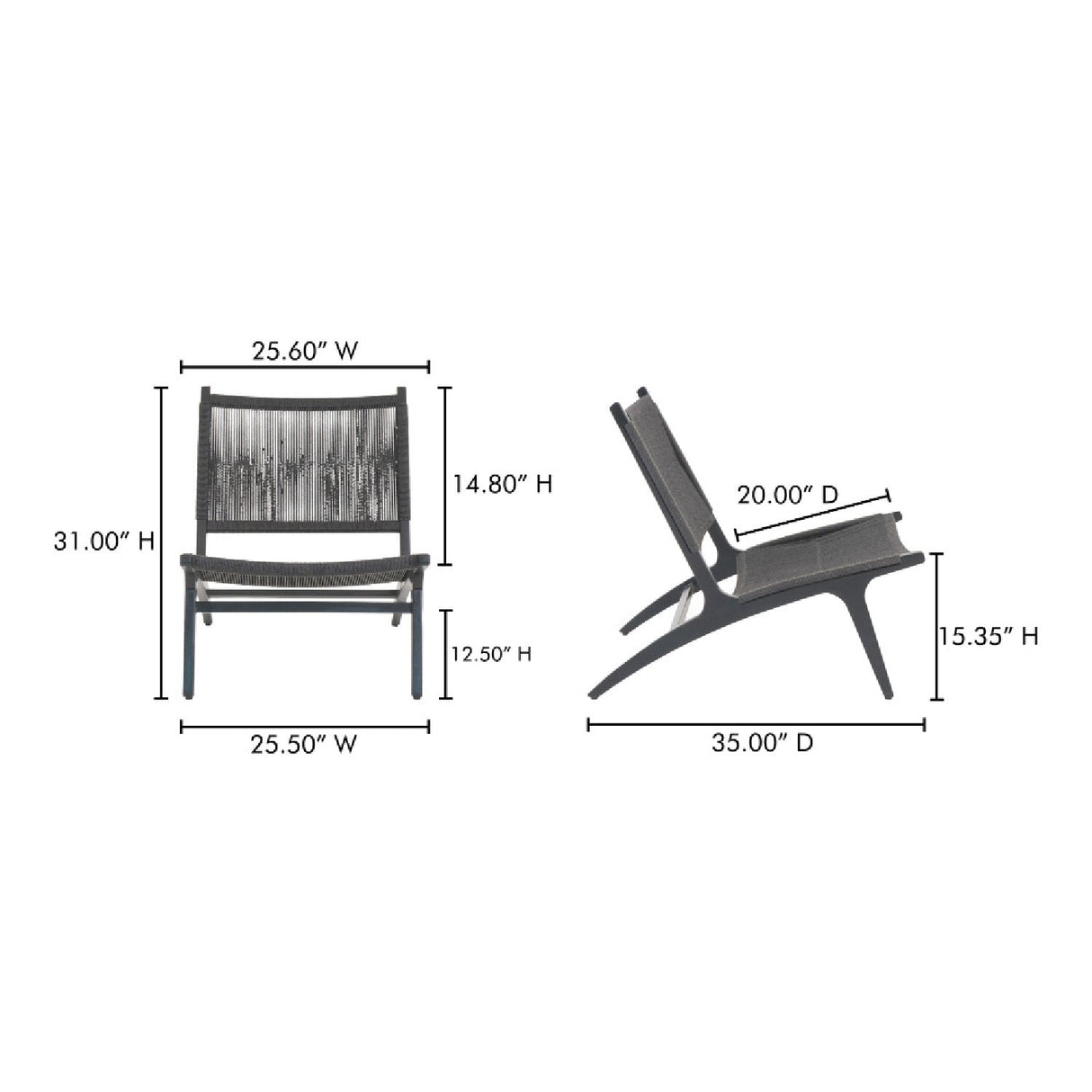Modern European furniture - Wicker Outdoor Lounge Chair - www.oroa.com