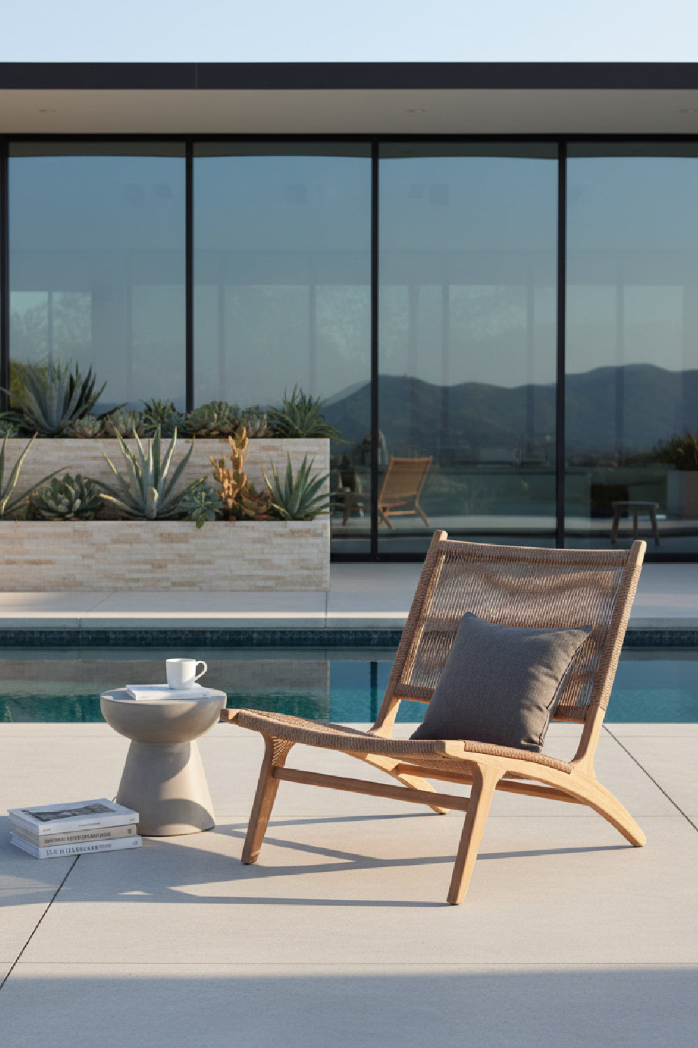 Wicker Outdoor Lounge Chair | Novi Living Palma | Oroa.com