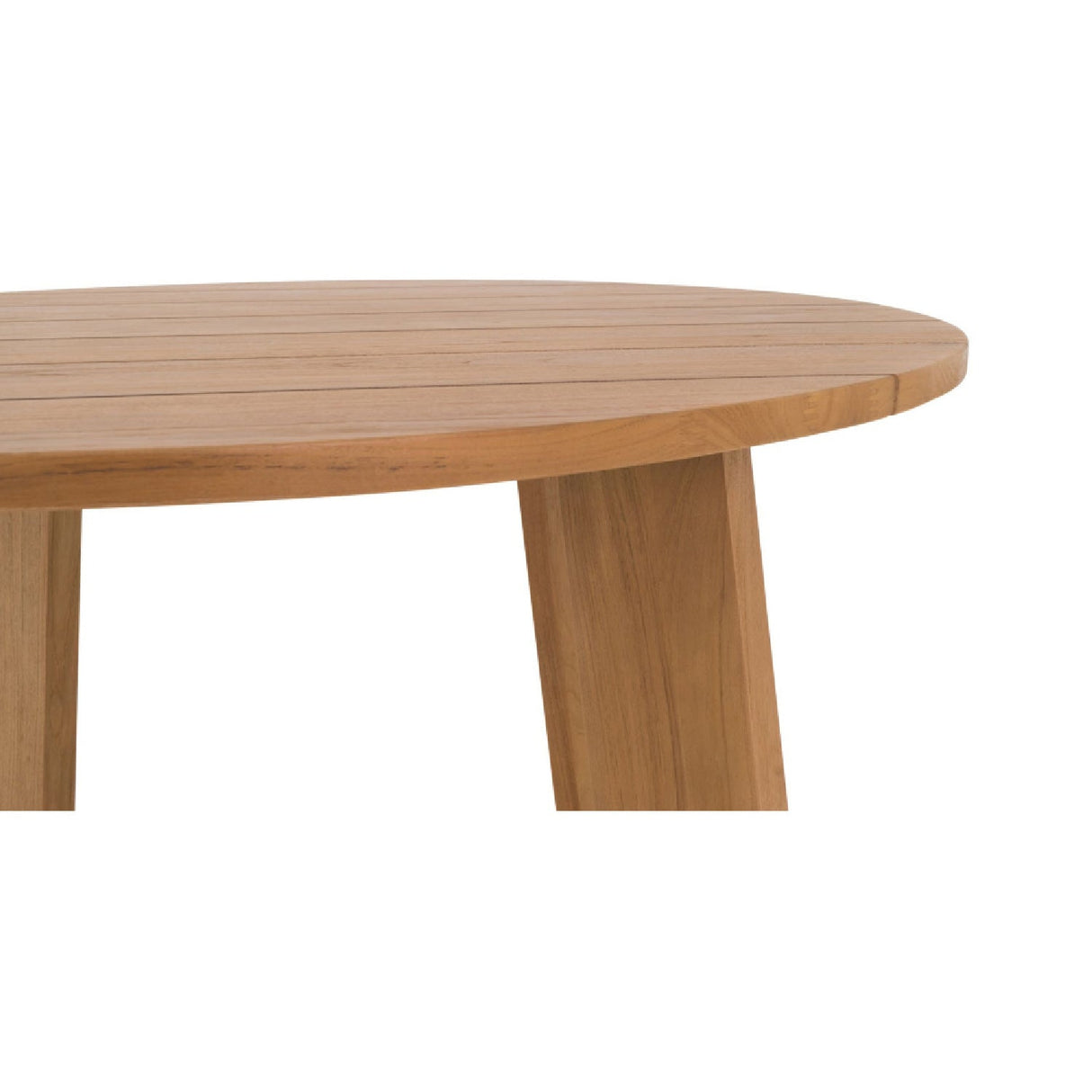 Modern European furniture - Slatted Teak Outdoor Dining Table - www.oroa.com