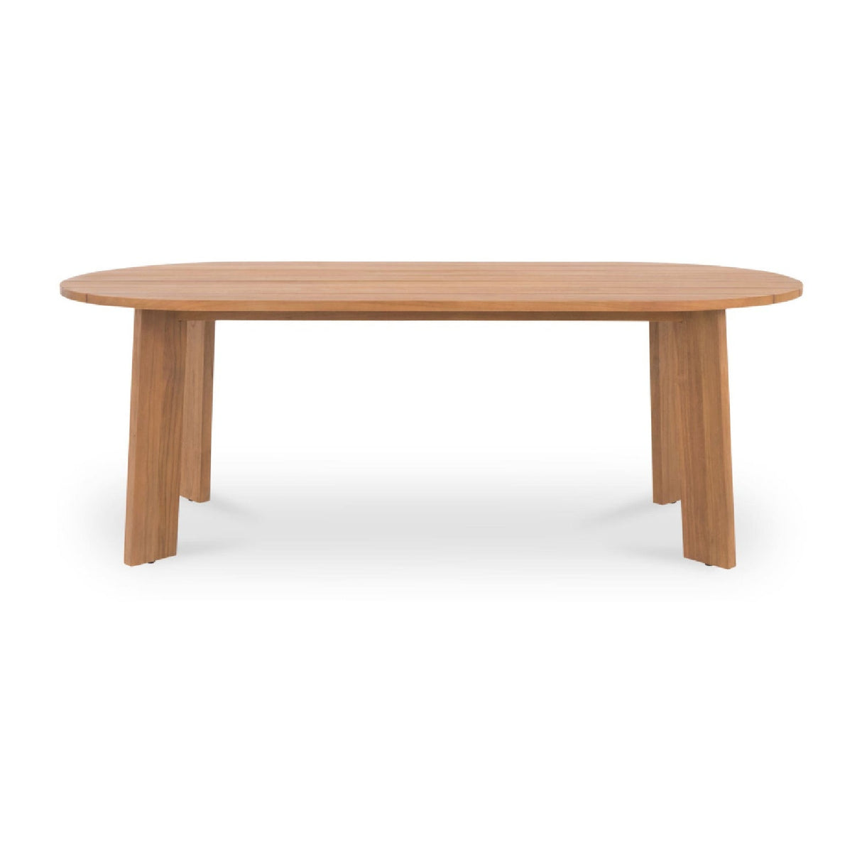 Modern European furniture - Slatted Teak Outdoor Dining Table - www.oroa.com
