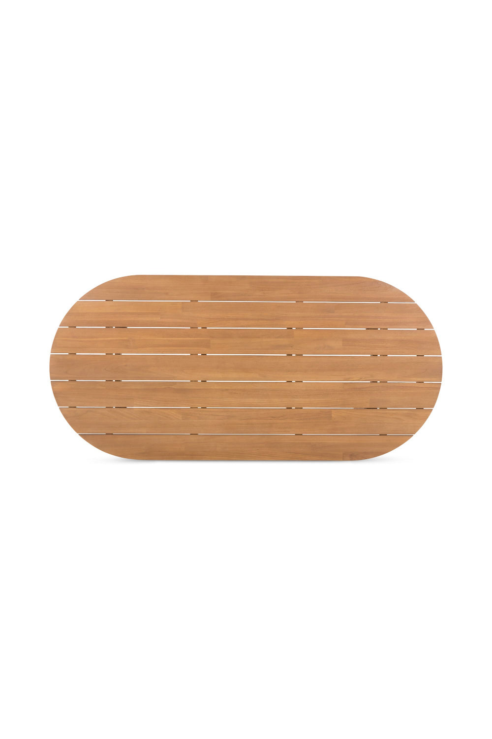 Slatted Teak Outdoor Dining Table | Novi Living Delta | Oroa.com