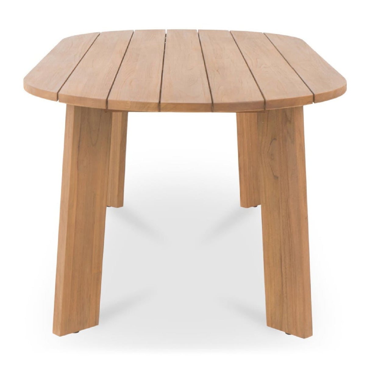Modern European furniture - Slatted Teak Outdoor Dining Table - www.oroa.com