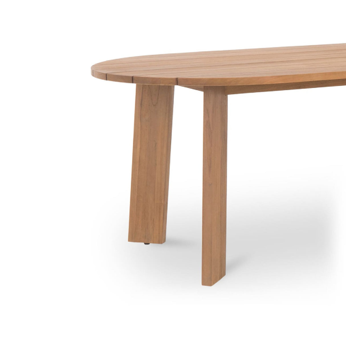 Modern European furniture - Slatted Teak Outdoor Dining Table - www.oroa.com