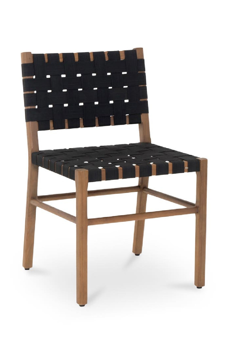 Modern European furniture - Black Woven Outdoor Dining Chair - www.oroa.com