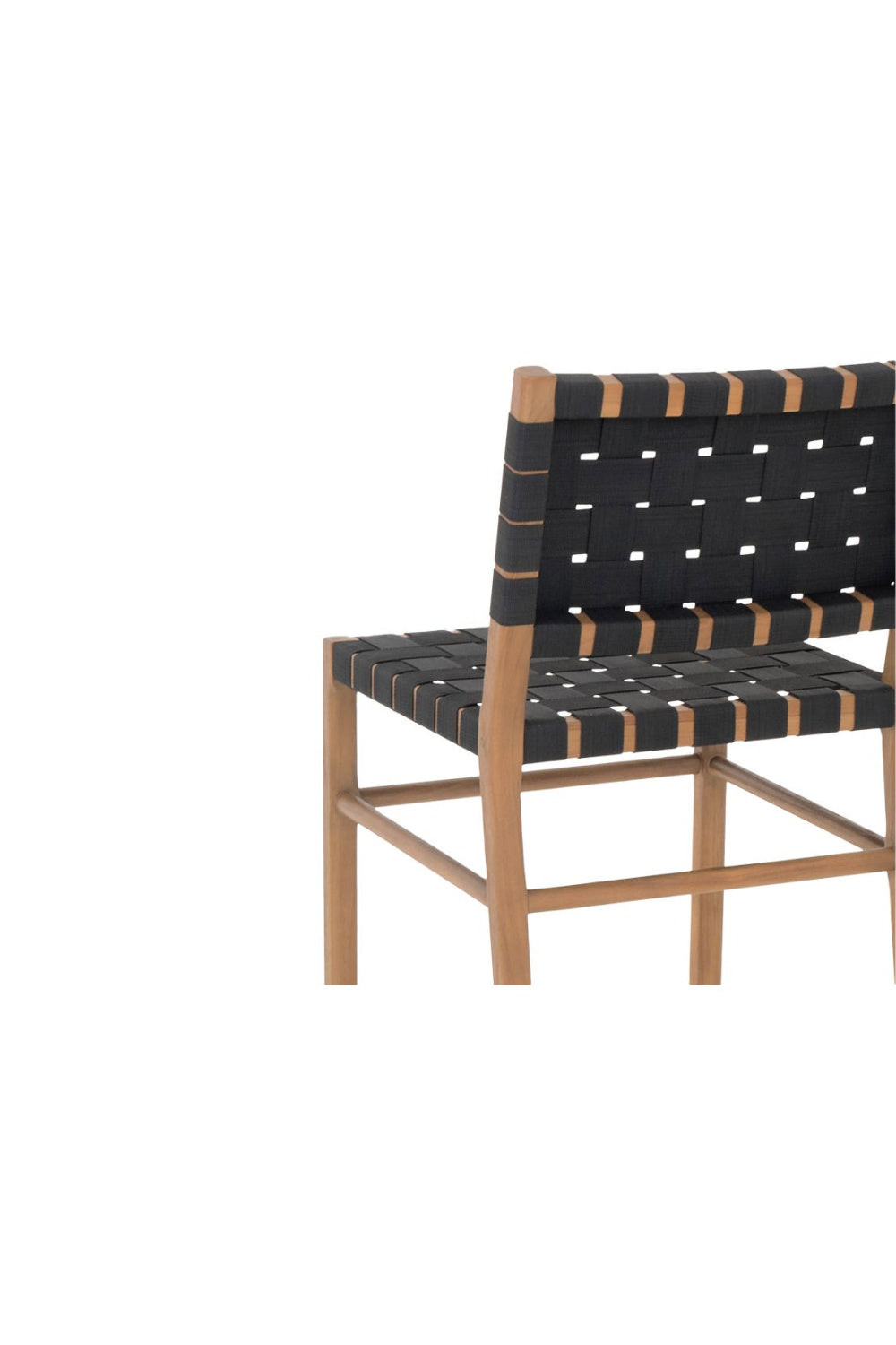 Modern European furniture - Black Woven Outdoor Dining Chair - www.oroa.com