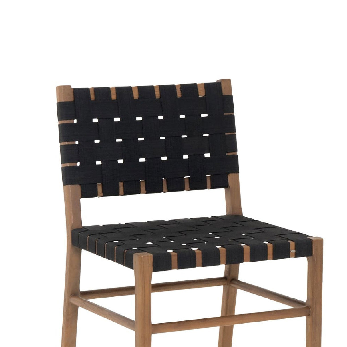 Modern European furniture - Black Woven Outdoor Dining Chair - www.oroa.com