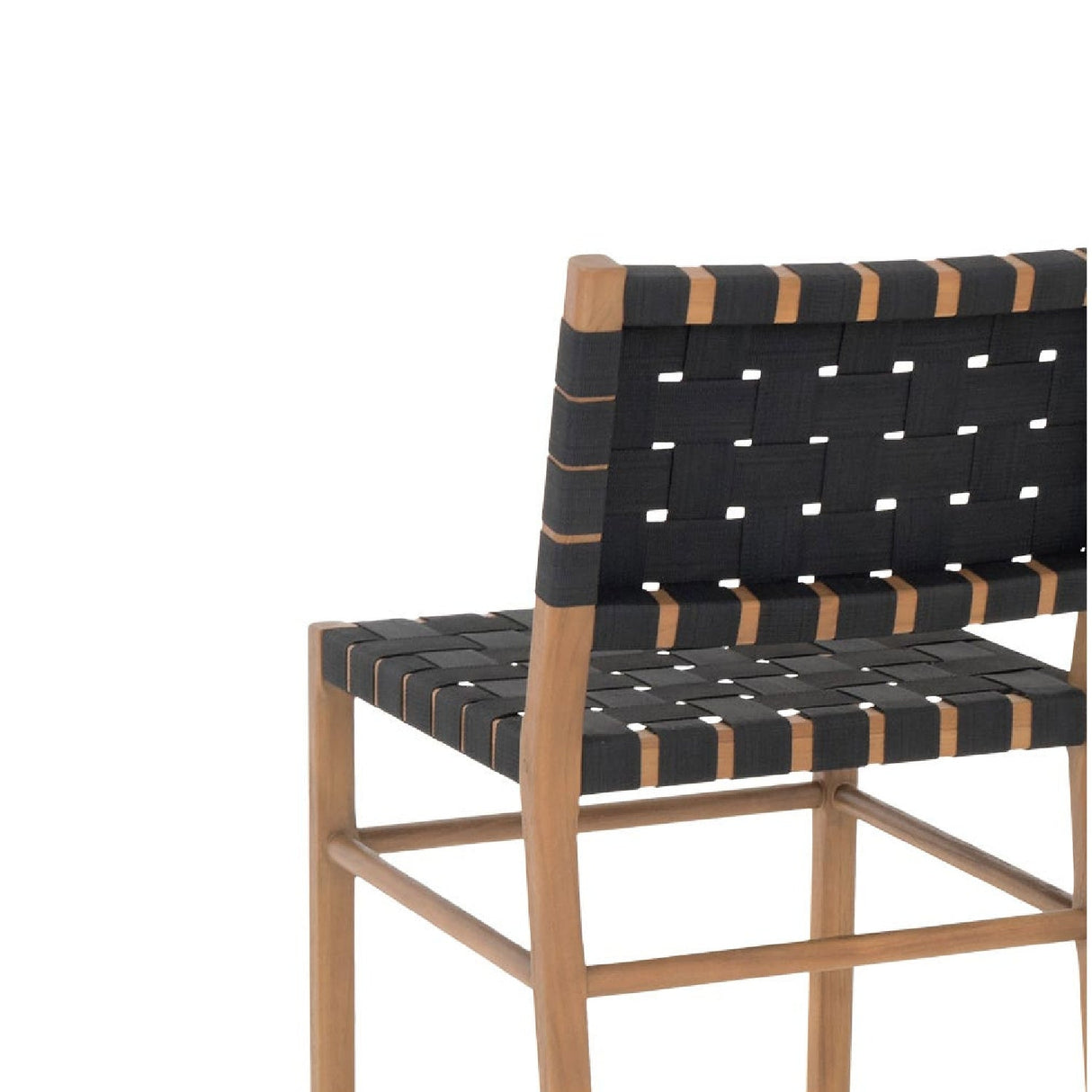 Modern European furniture - Black Woven Outdoor Dining Chair - www.oroa.com