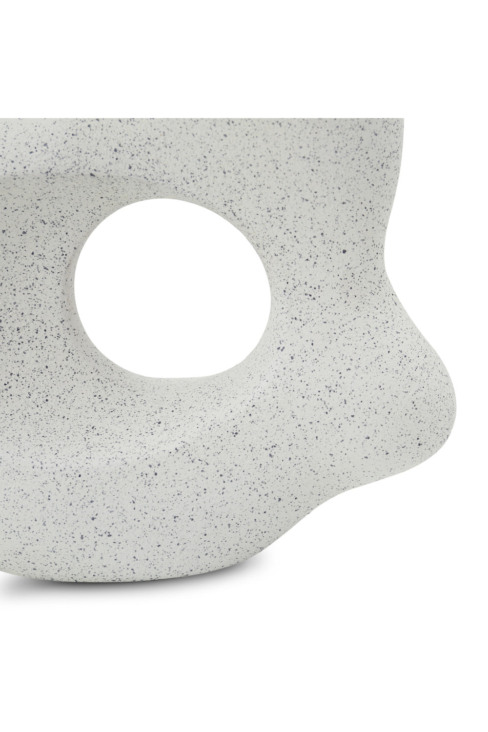 Modern European furniture - Gray Flecked Abstract Sculpture - www.oroa.com