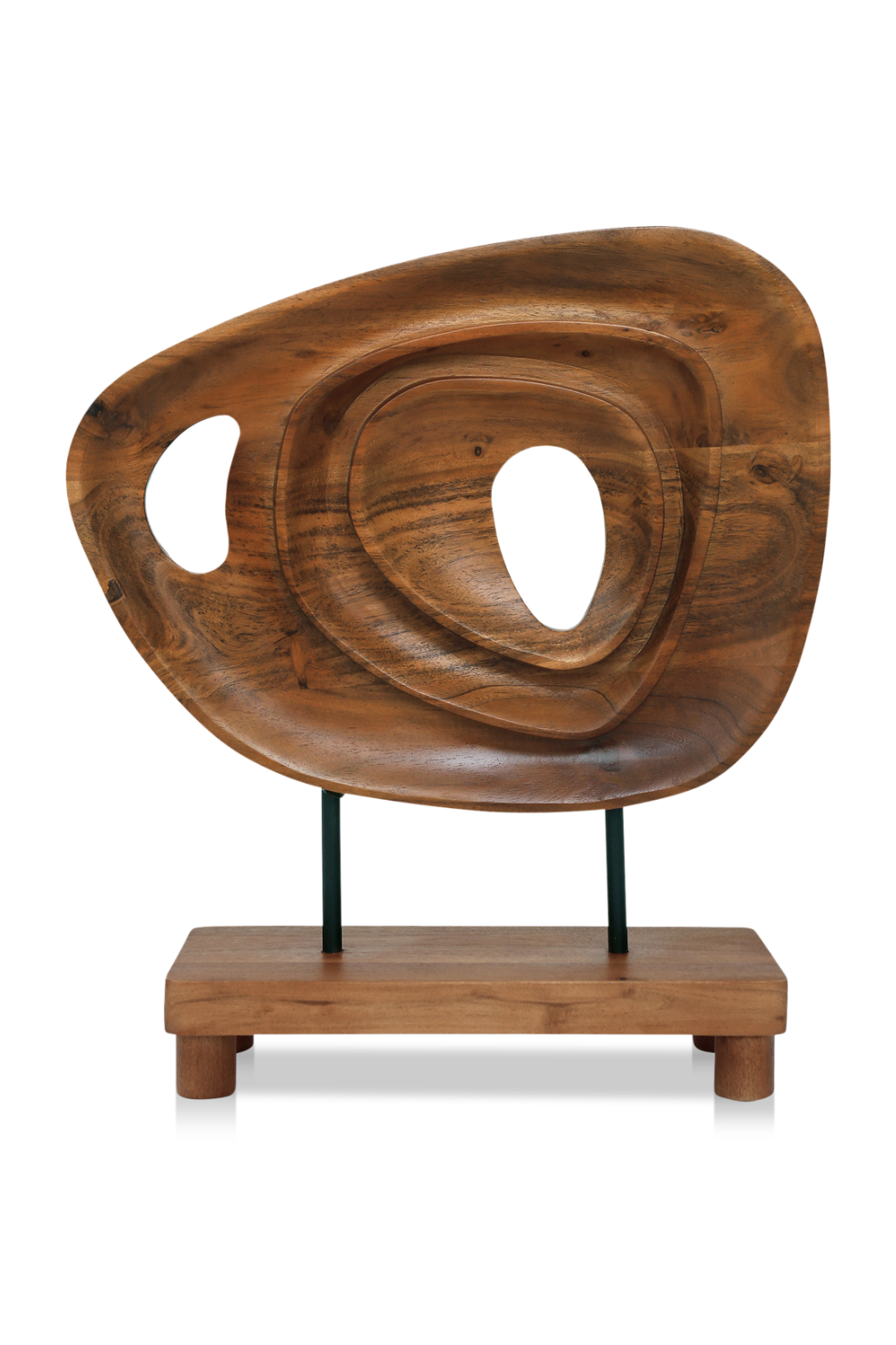 Modern European furniture - Natural Acacia Freeform Sculpture - www.oroa.com