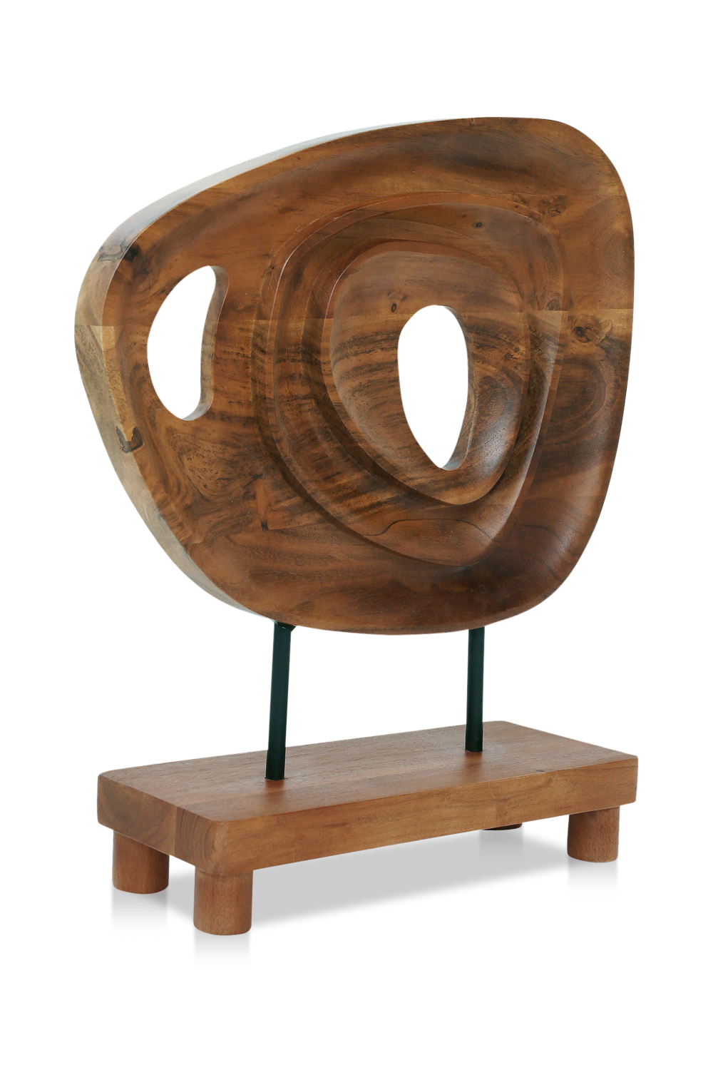 Modern European furniture - Natural Acacia Freeform Sculpture - www.oroa.com