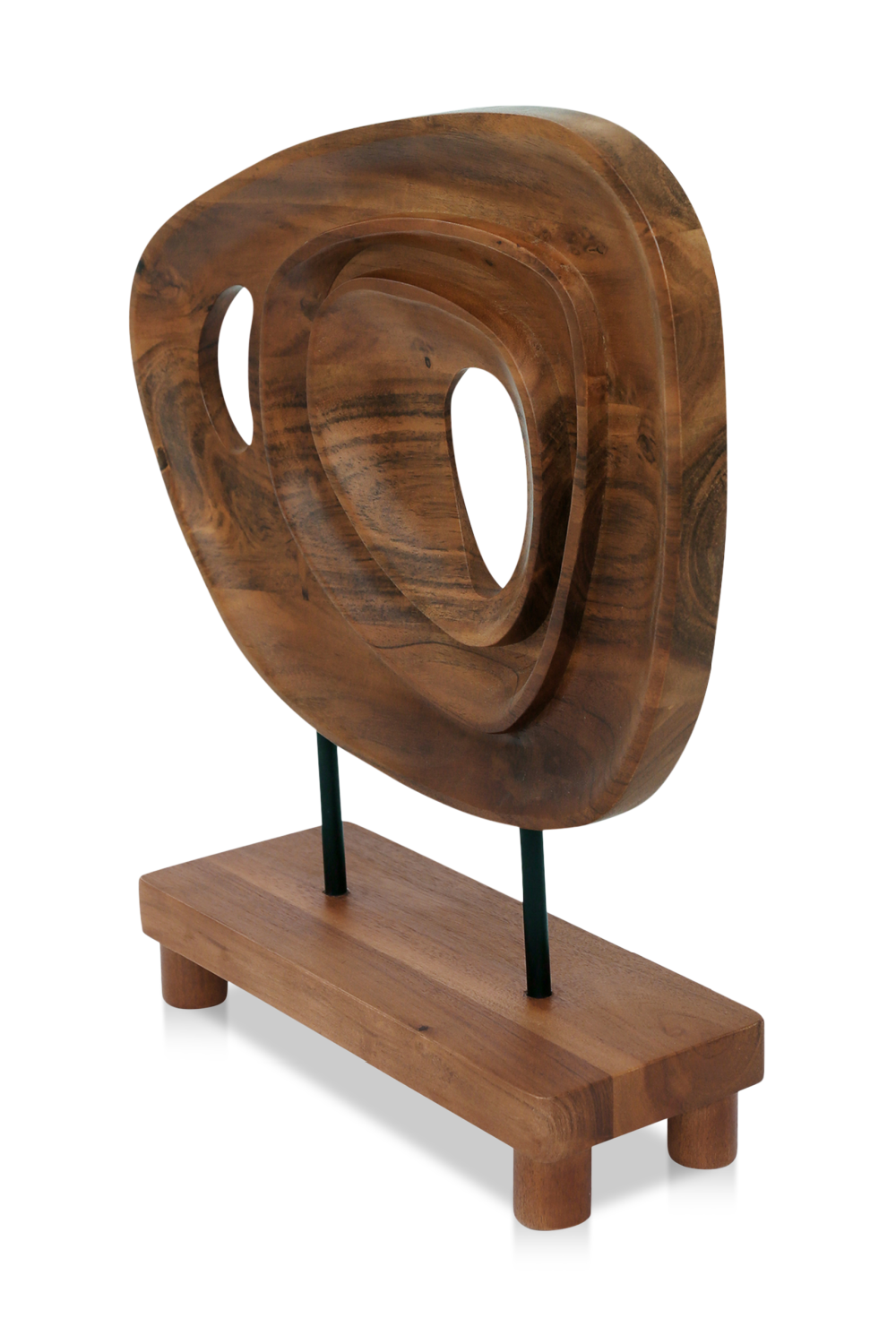 Modern European furniture - Natural Acacia Freeform Sculpture - www.oroa.com