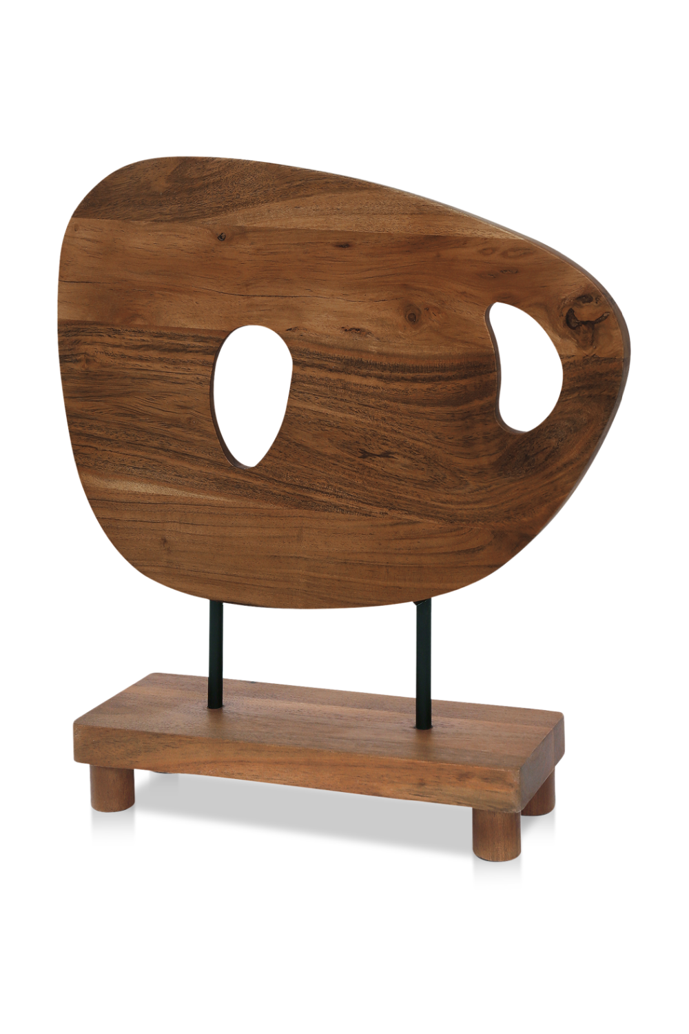 Modern European furniture - Natural Acacia Freeform Sculpture - www.oroa.com
