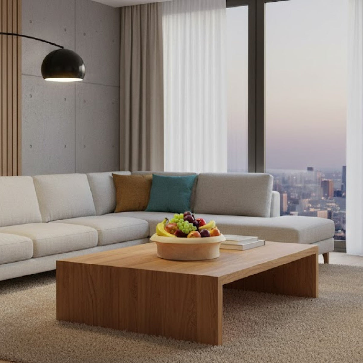 Modern European furniture - Smoky Brown Glass Bowl - www.oroa.com