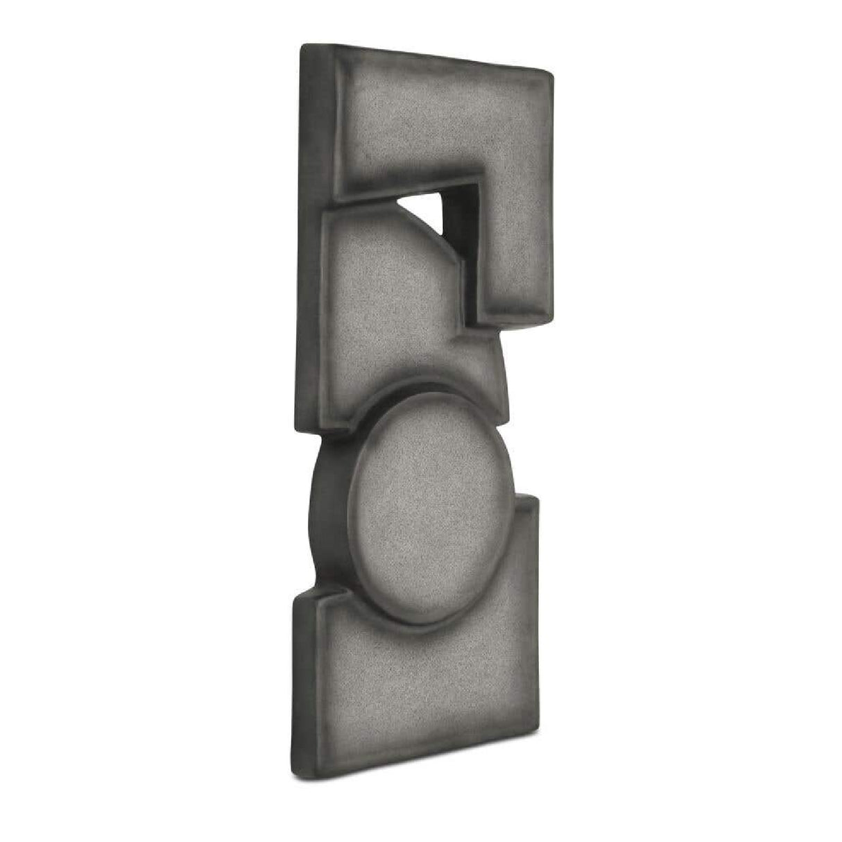 Modern European furniture - Gray Geometrical Wall Sculpture - www.oroa.com