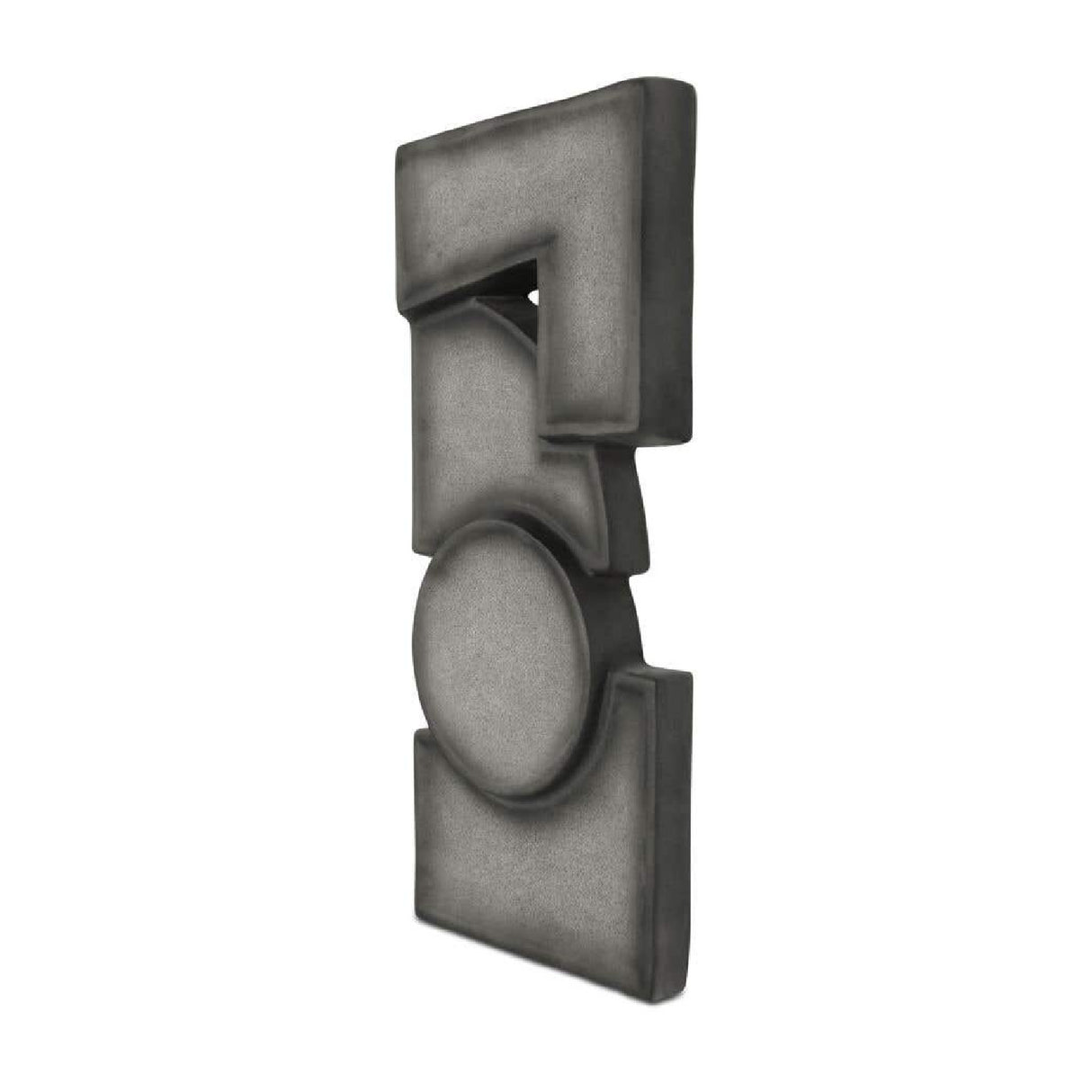 Modern European furniture - Gray Geometrical Wall Sculpture - www.oroa.com