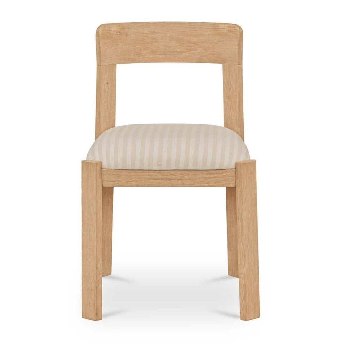 Oak Framed Padded Dining Chairs (2) | Novi Living Oli