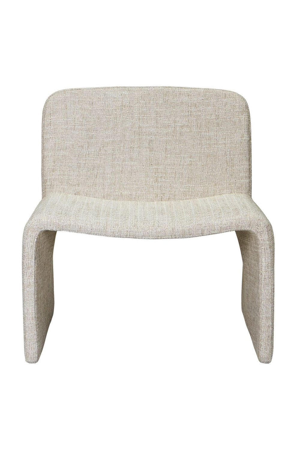 Modern European furniture - Beige Monolithic Accent Chair - www.oroa.com