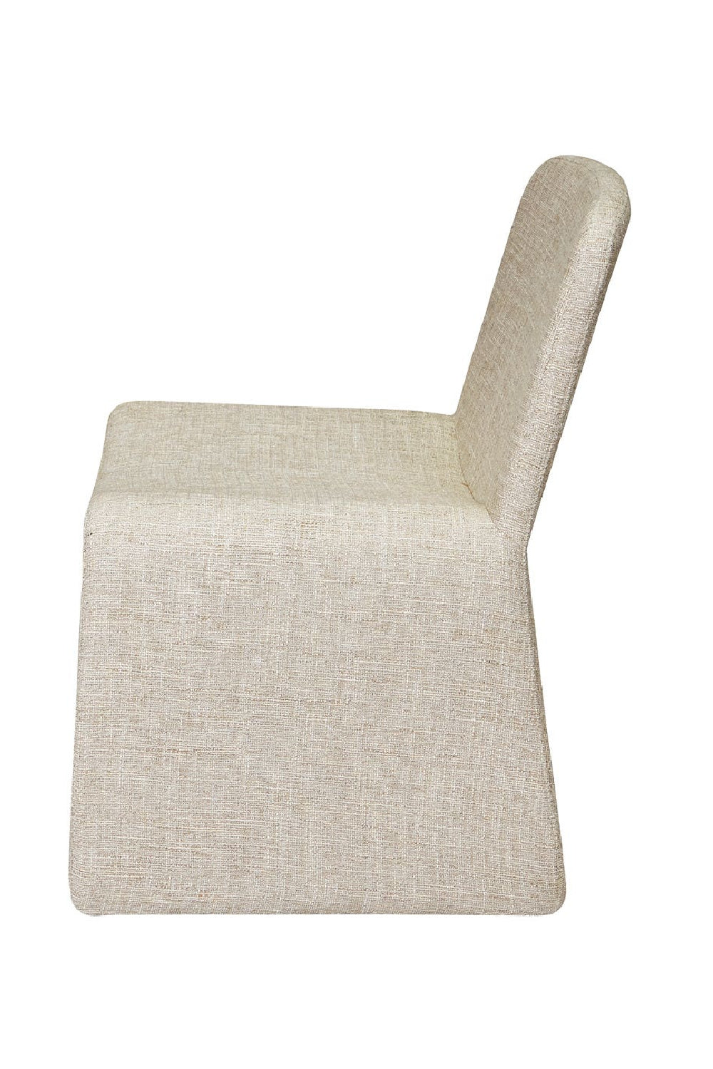 Modern European furniture - Beige Monolithic Accent Chair - www.oroa.com