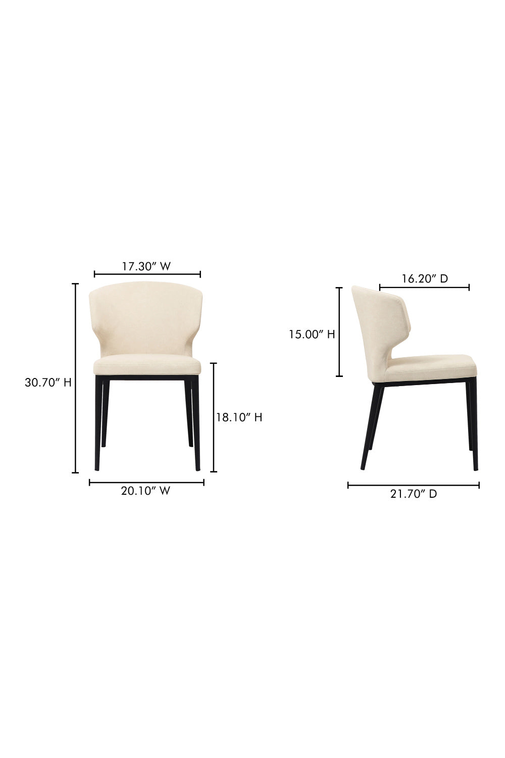 Modern European furniture - Art Deco Dining Chairs (2) - www.oroa.com