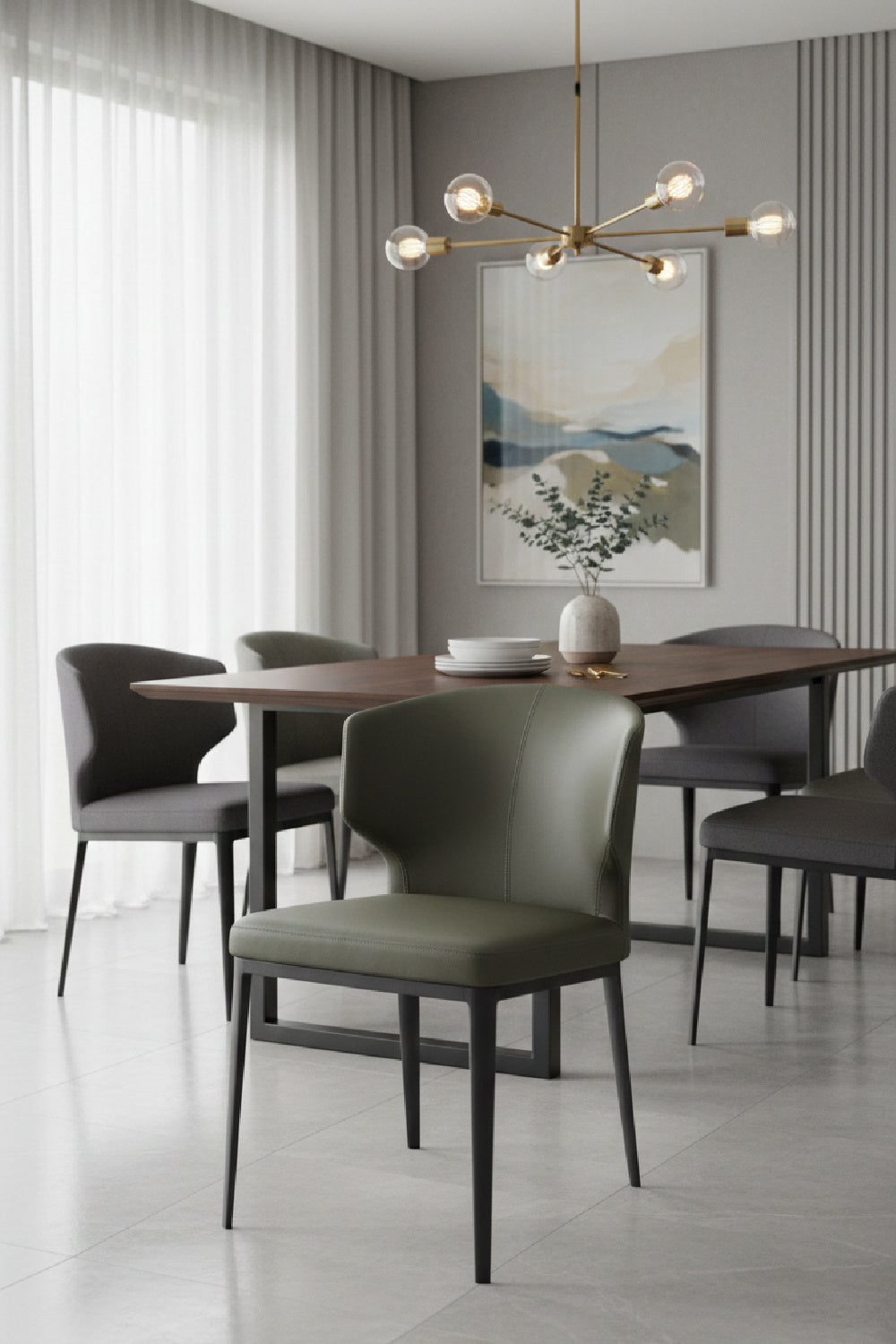Modern European furniture - Art Deco Dining Chairs (2) - www.oroa.com