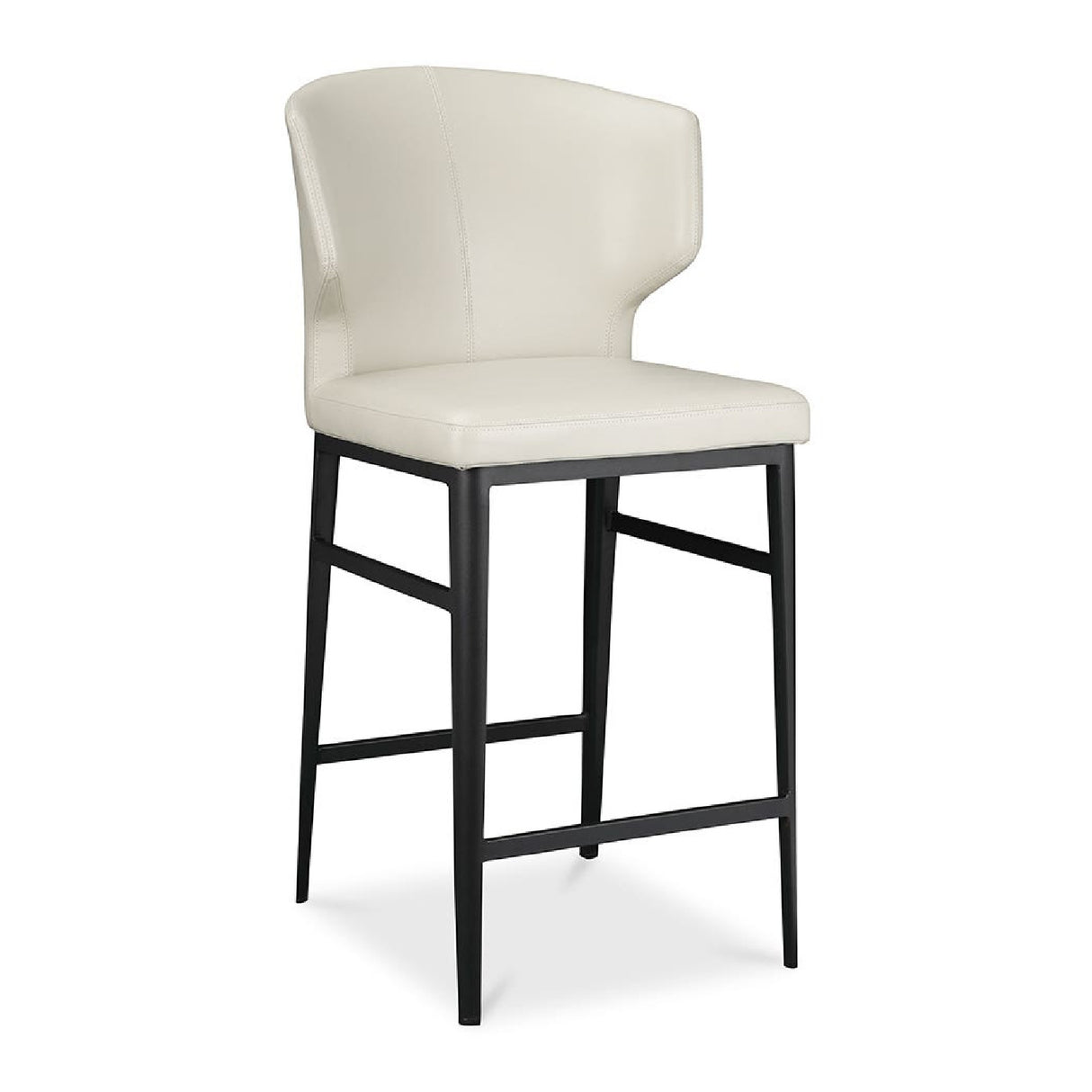 Modern European furniture - Vegan Leather Counter Stool - www.oroa.com | Oroa.com