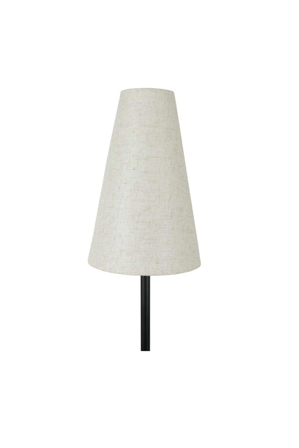 White Linen Shade Floor Lamp | Novi Living Mathis | Oroa.com