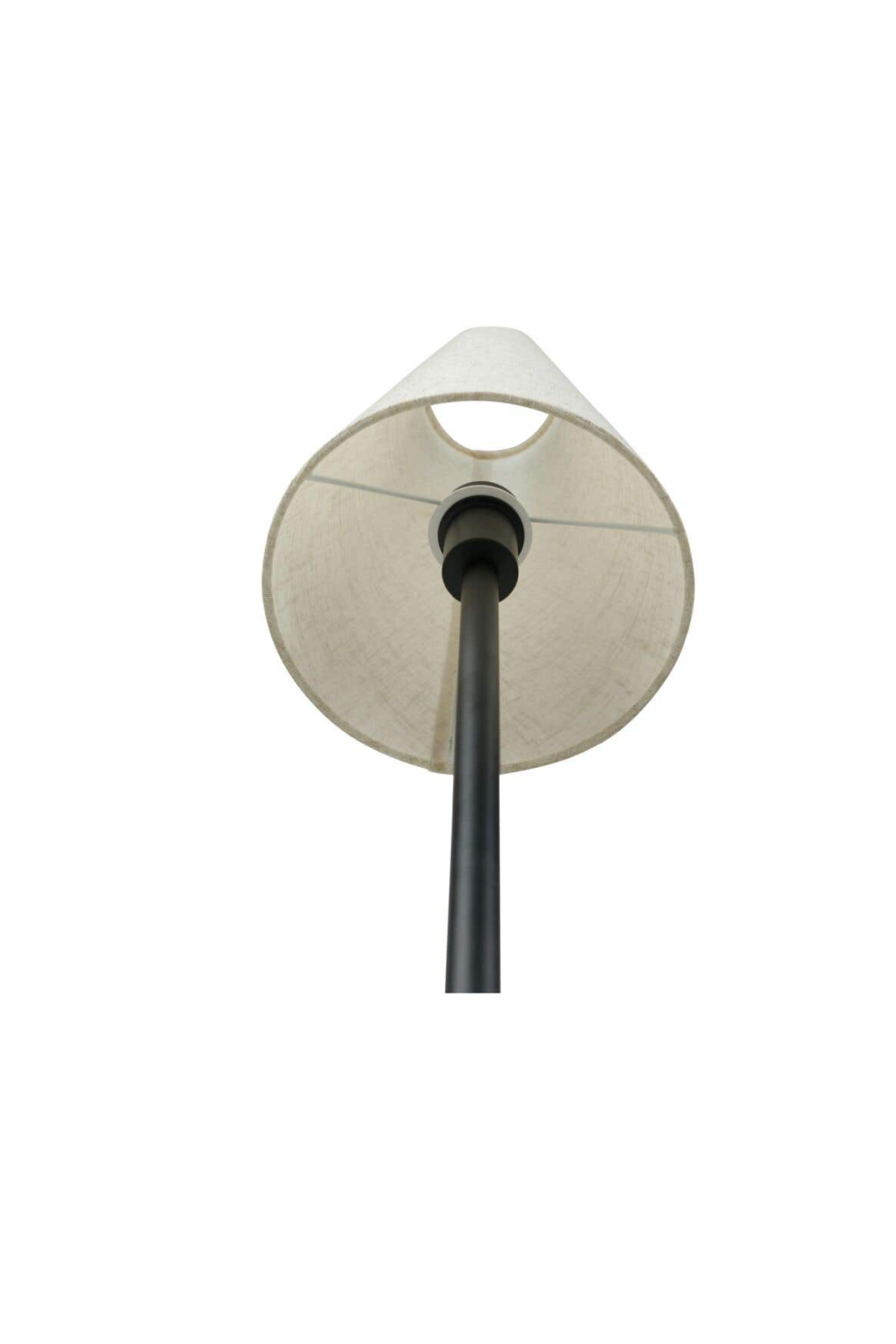 White Linen Shade Floor Lamp | Novi Living Mathis | Oroa.com