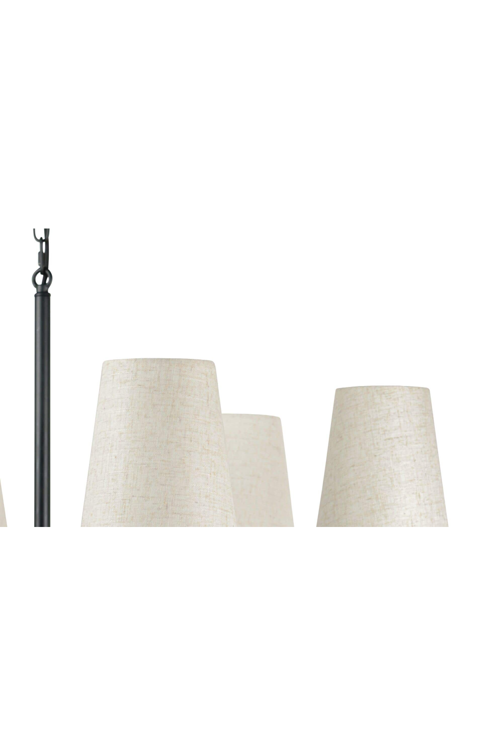 Modern European furniture - Linen Shade 6-Light Chandelier - www.oroa.com