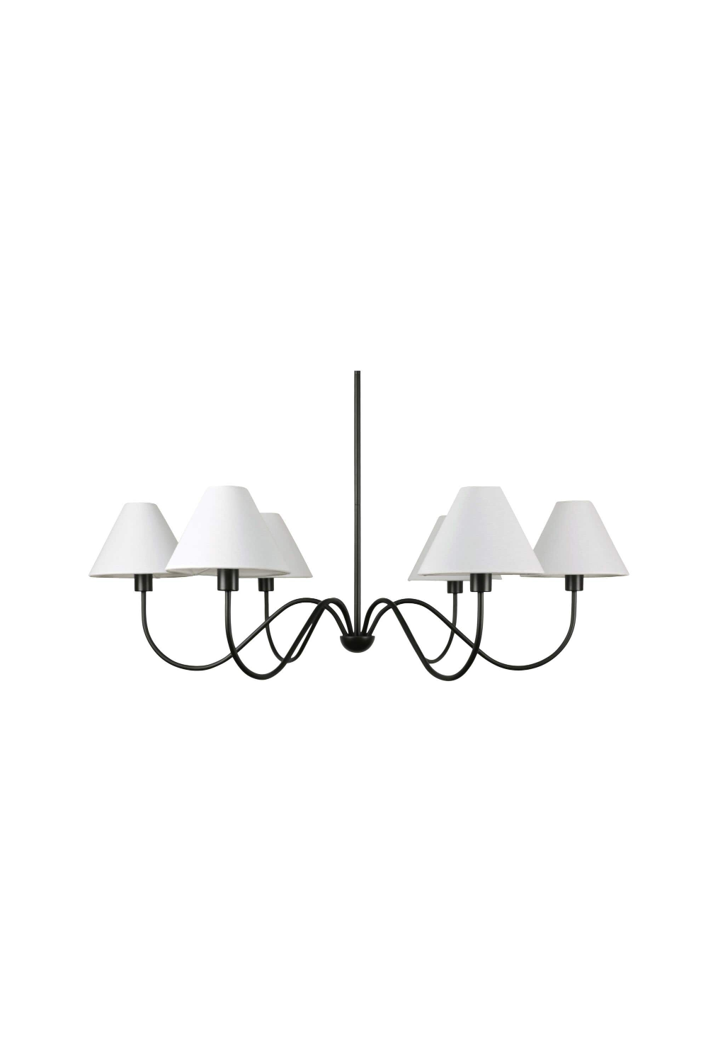 Blackened Bronze 6-Light Chandelier | Novi Living Whitney | Oroa.com